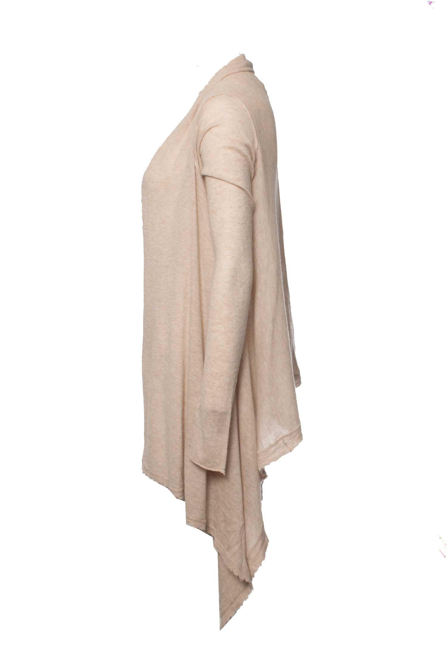 Zadig & Voltaire, beige/brown cashmere cardigan in size U/one size ...