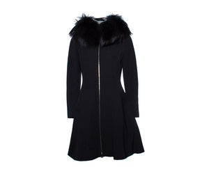 ジャケット・アウター prada 99aw fur nylon wool coat archive 99aw archive prada fur nylon wool coat