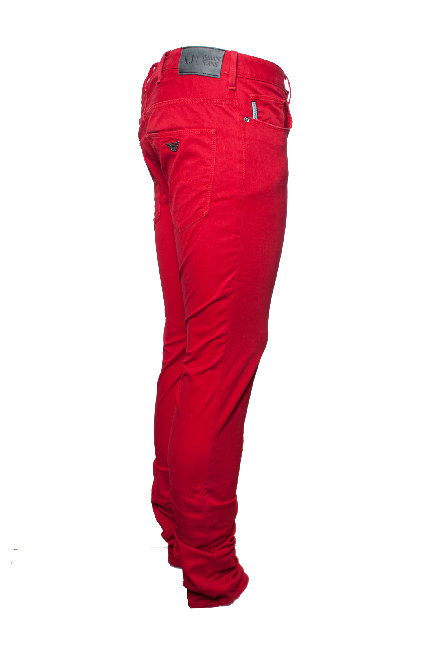 Armani Jeans, Red jeans in size W29/S. - Unique Designer Pieces