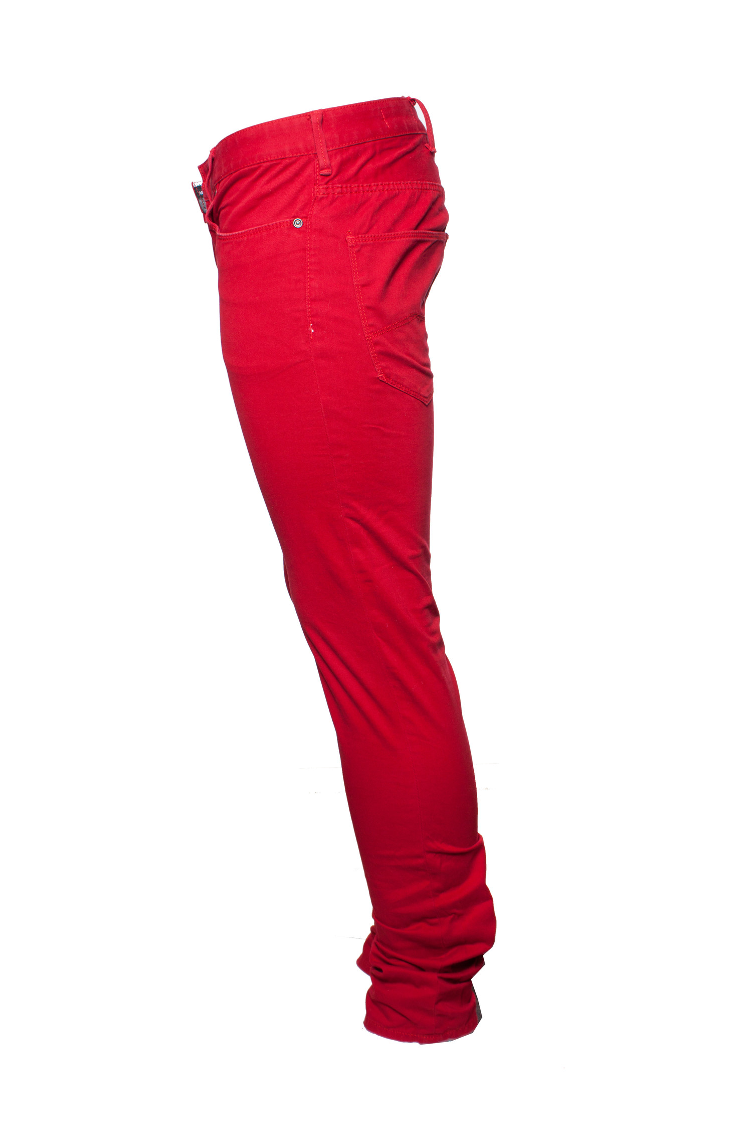 Armani Jeans, Rode spijkerbroek in maat W29/S. Unique Pieces
