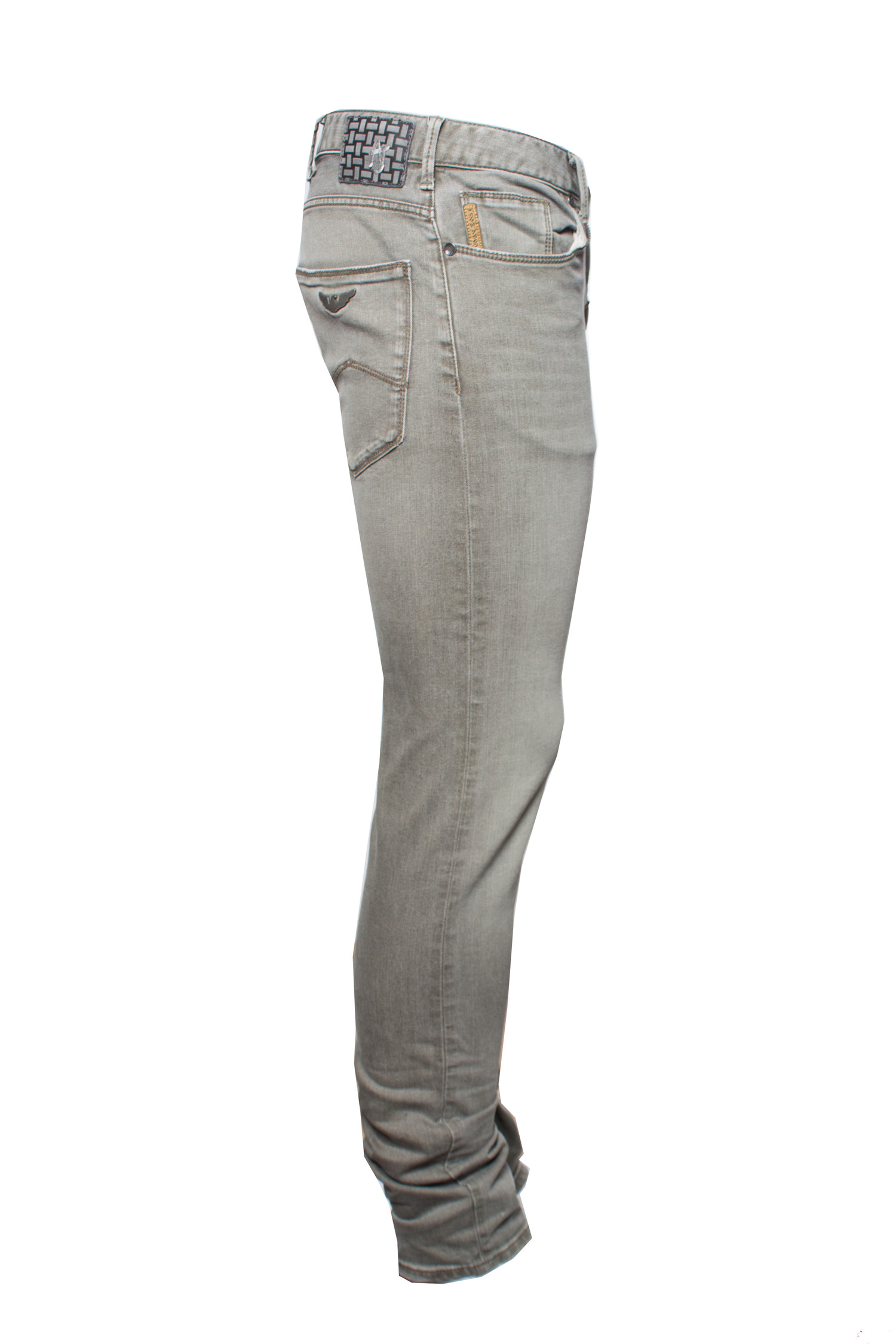 Armani Jeans, Lichtgrijze slimfit jeans in maat W29/S. Designer Pieces