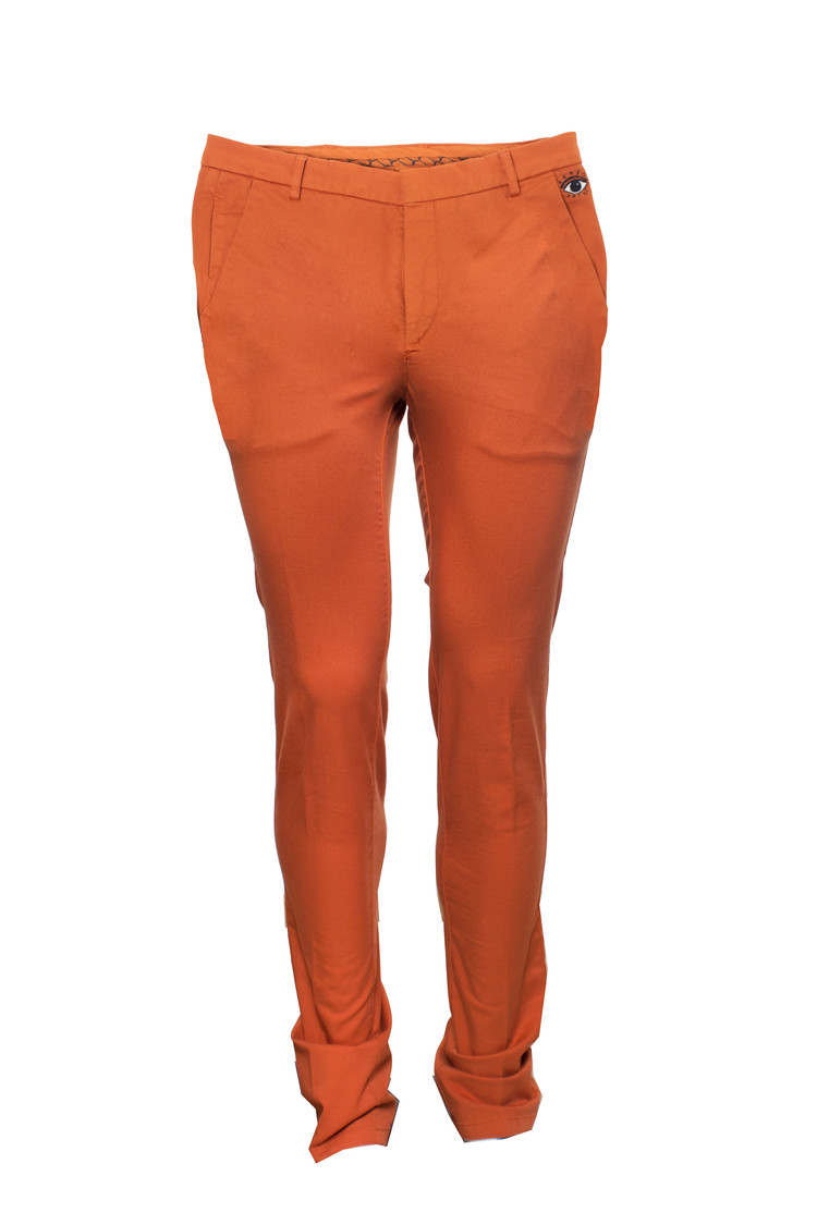 rust color pants mens