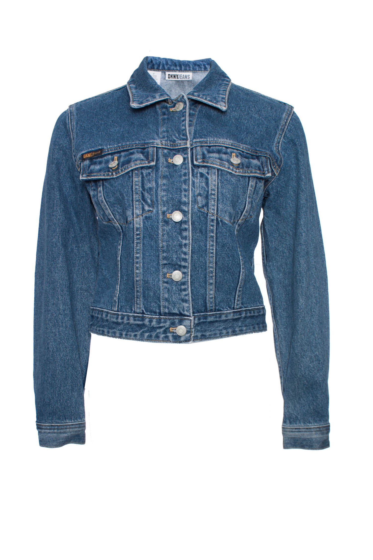 DKNY Womens Denim Jean Jacket Size L at The MenuGem Web Store