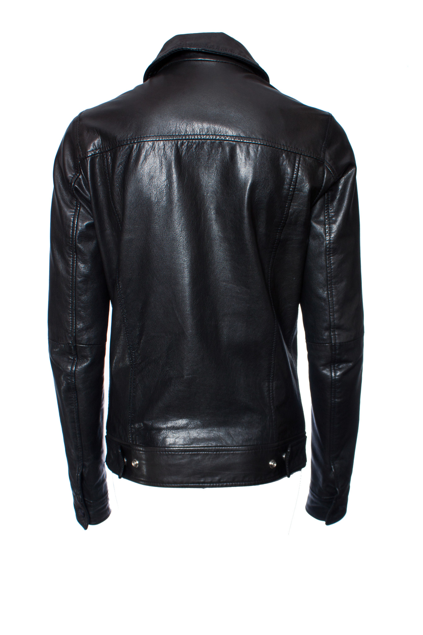 G star Raw, Black leather jacket in size S. - Unique Designer Pieces