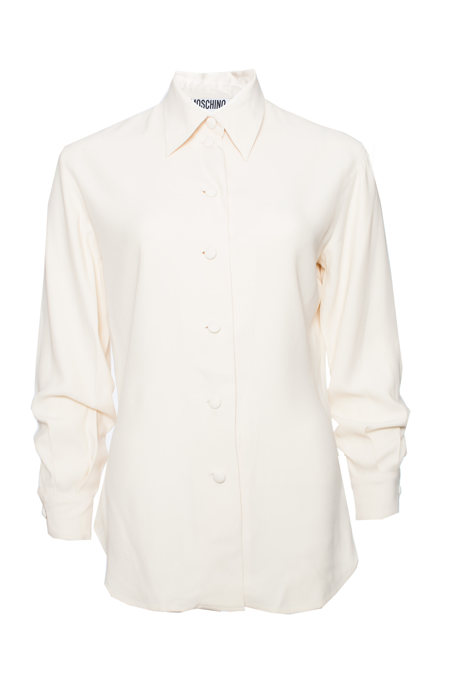 Moschino Couture, Vintage Cream-colored blouse. - Unique Designer Pieces