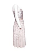 french connection sequin dress pink FRENCH CONNECTION Fiki Sequin Midi Dress
