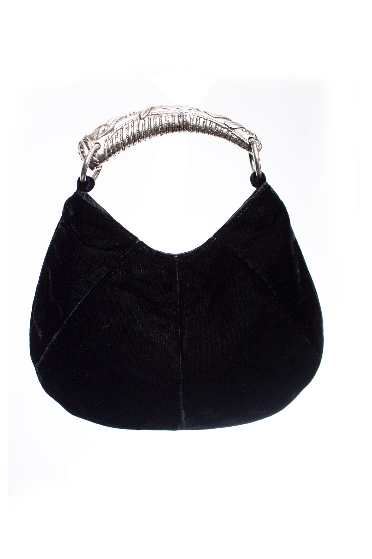 Vintage Yves Saint Laurent Mombasa Calfskin suede Leather Bag