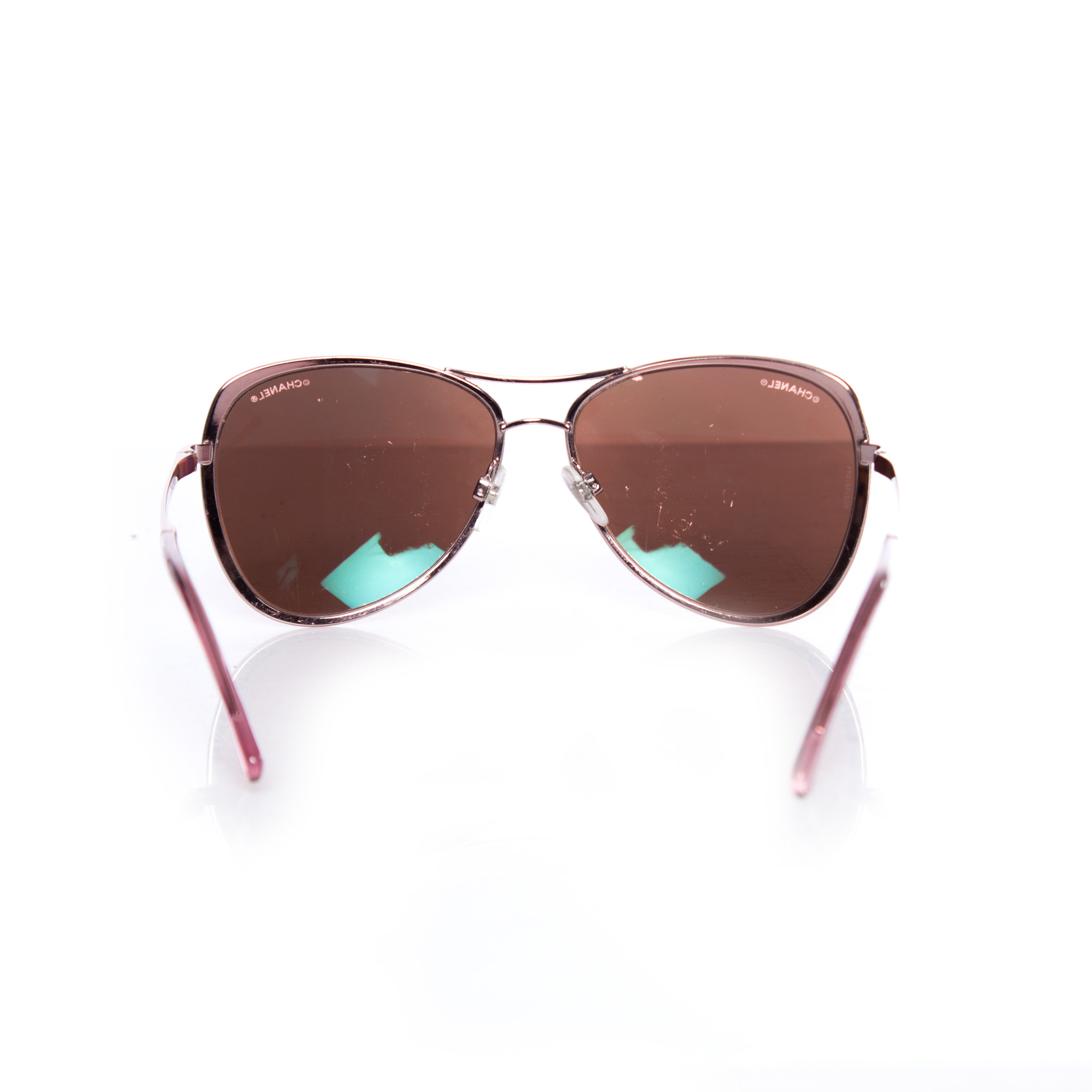CHANEL, Accessories, Chanel 4223 Rose 8k Gold Mirror Summer Pilot  Sunglasses