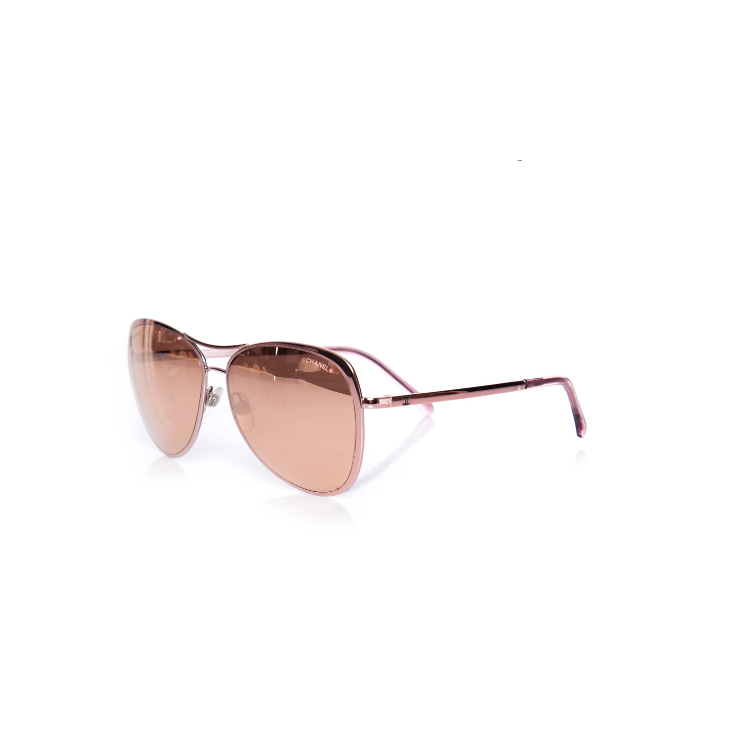chanel aviator sunglasses pink