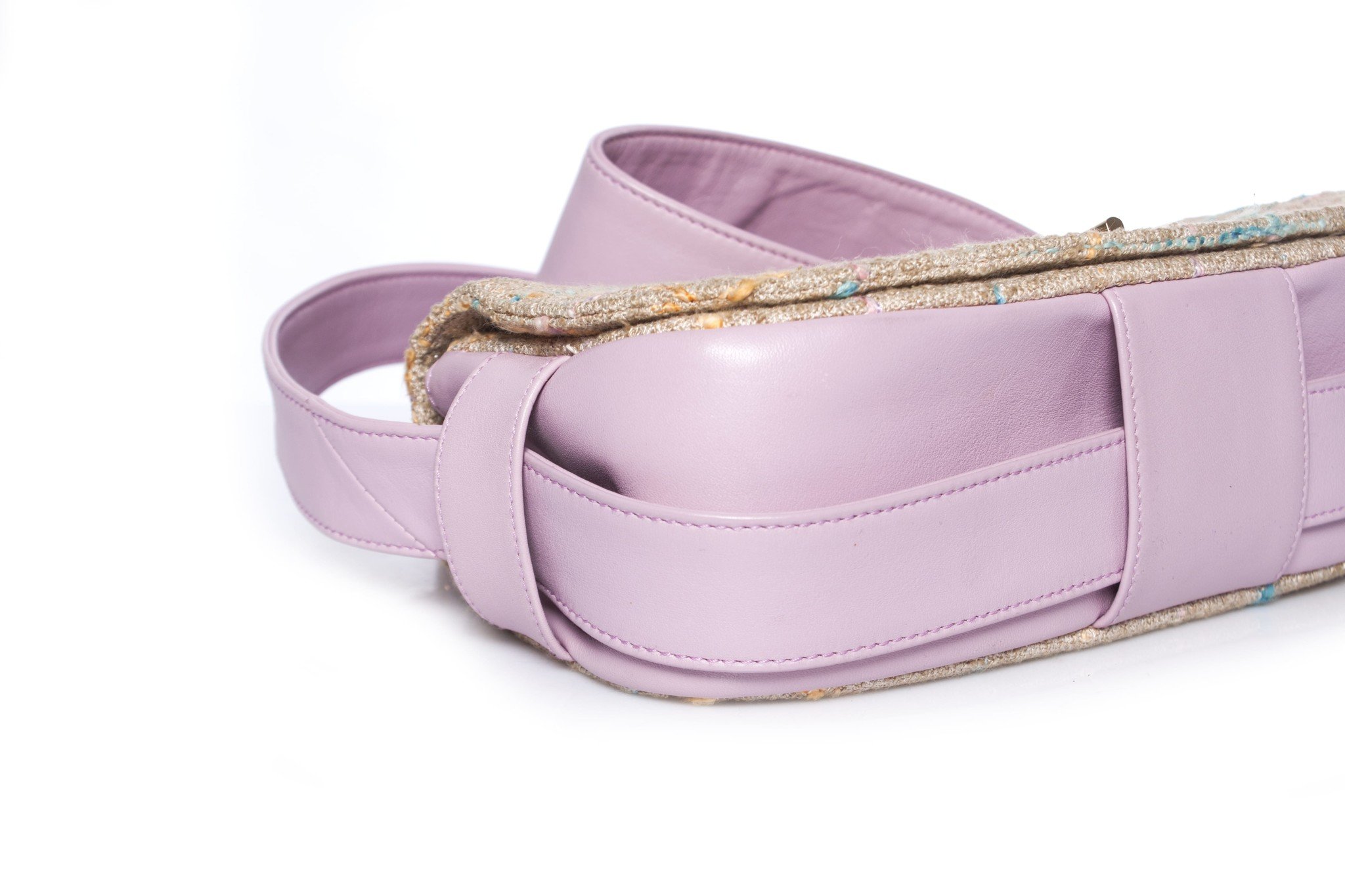 Chanel CHANEL Tweed Chain Shoulder Bag Pink EIT0615 – NUIR VINTAGE