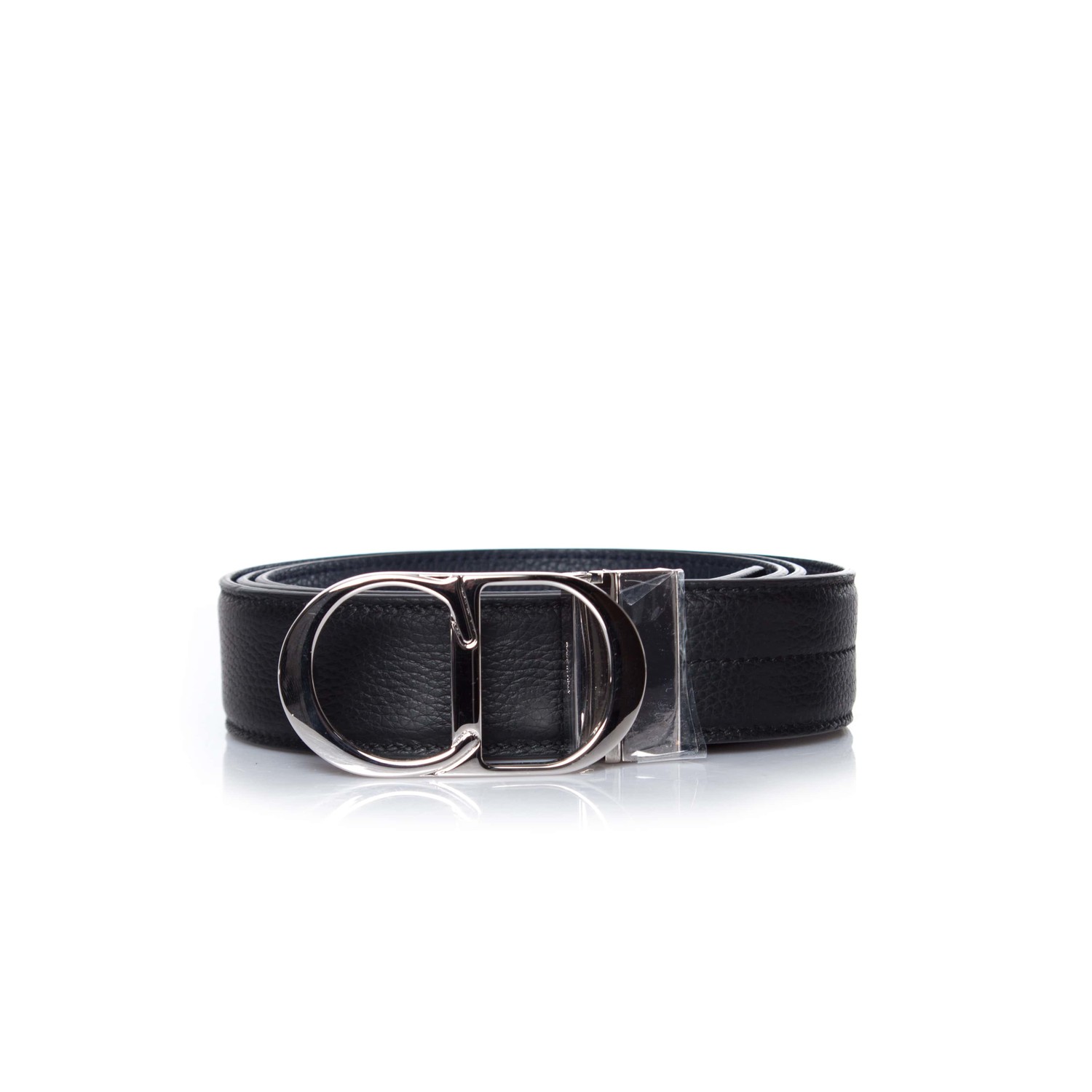 小物 dior homme d buckle belt Dior Homme Mens Belt Leather CD Logo Buckle Belt Authentic Black