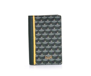 Faure Le Page Faure Le Page, Passport holder in green and yellow.