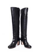 Chanel, Black heeled leather boots - Unique Designer Pieces