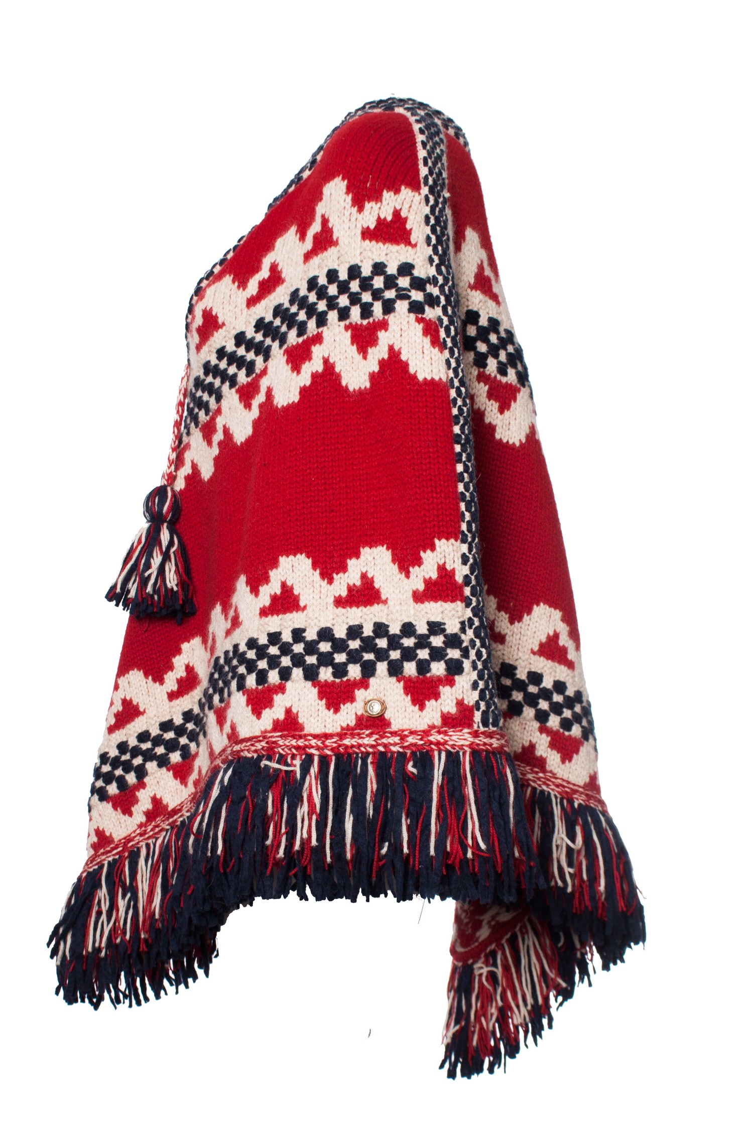 Chanel, Dallas poncho in wool - Unique Designer Pieces