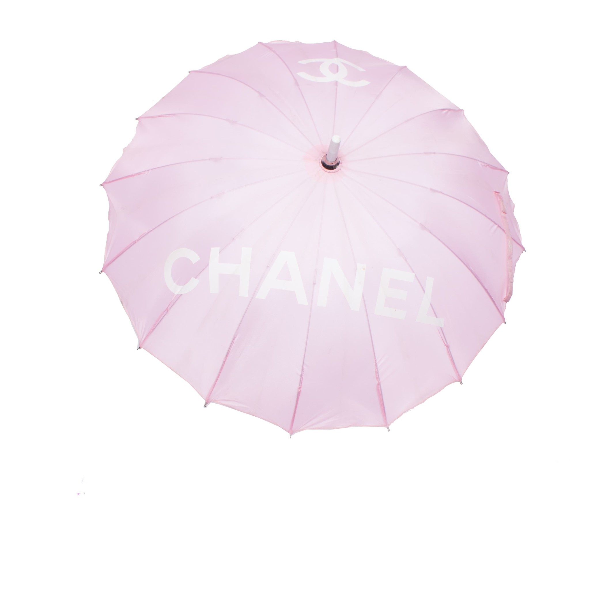 Chanel, Light pink small umbrella. - Unique Designer Pieces