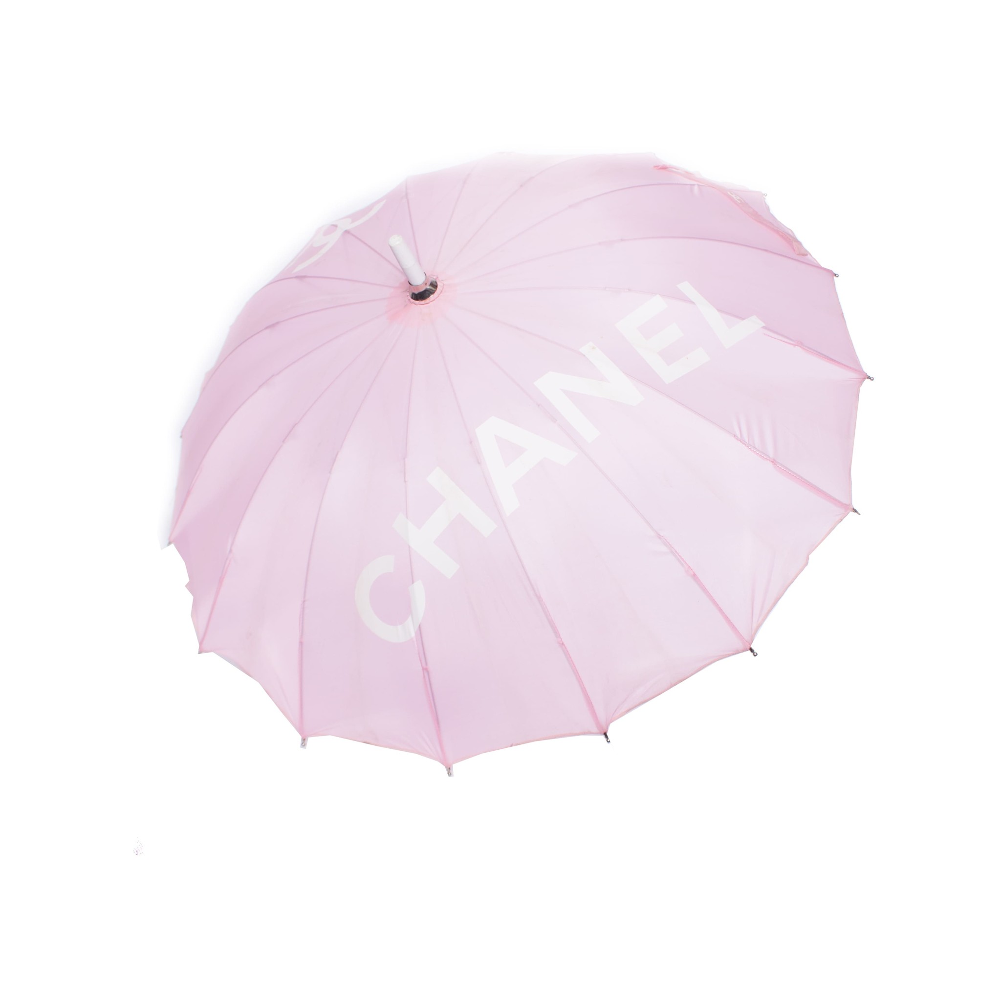Chanel, Light pink small umbrella. - Unique Designer Pieces