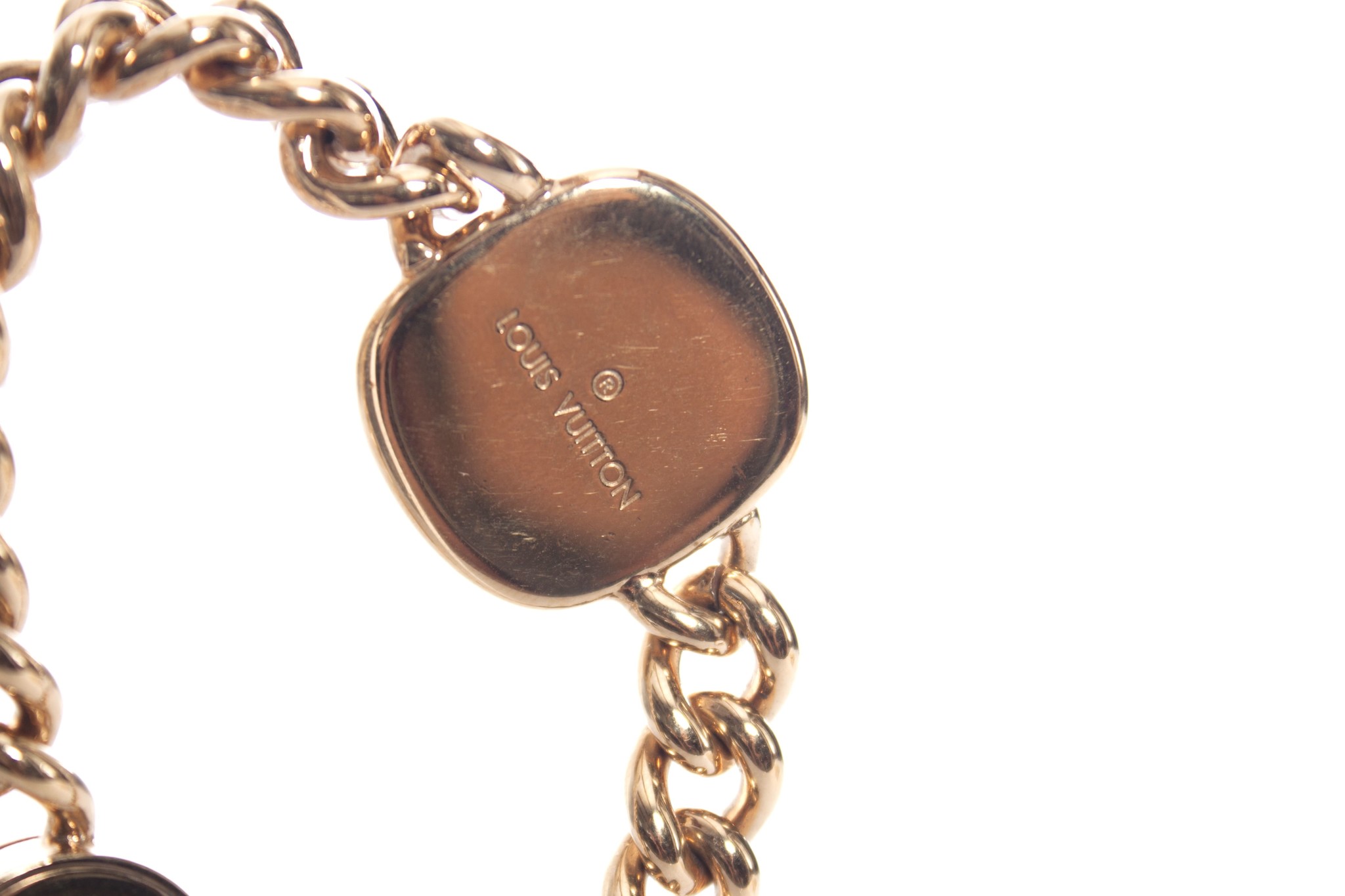 Louis Vuitton, Jewelry, Louis Vuitton Lv Me Y Bracelet Brass Goldplated  Made In Italy 6 75 L