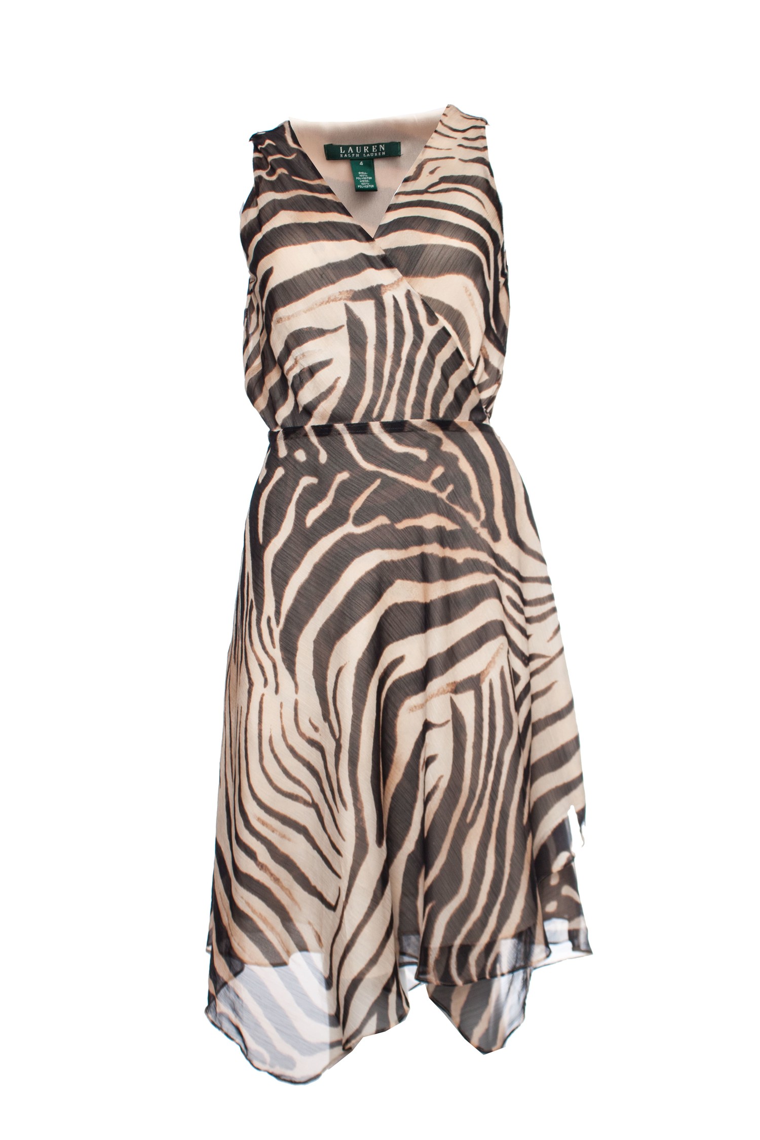 ralph lauren zebra print dress