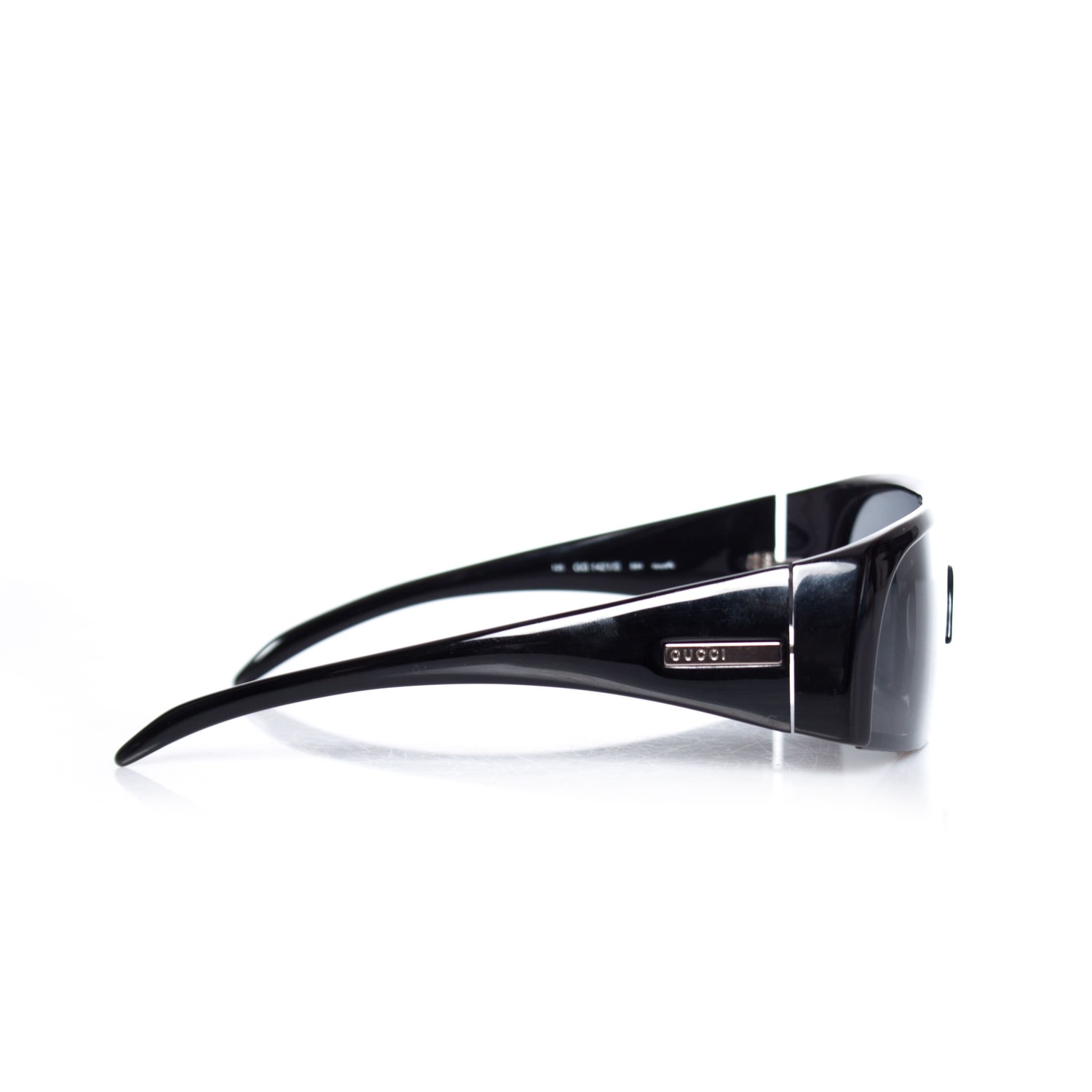 Gucci, Black futuristic sunglasses 