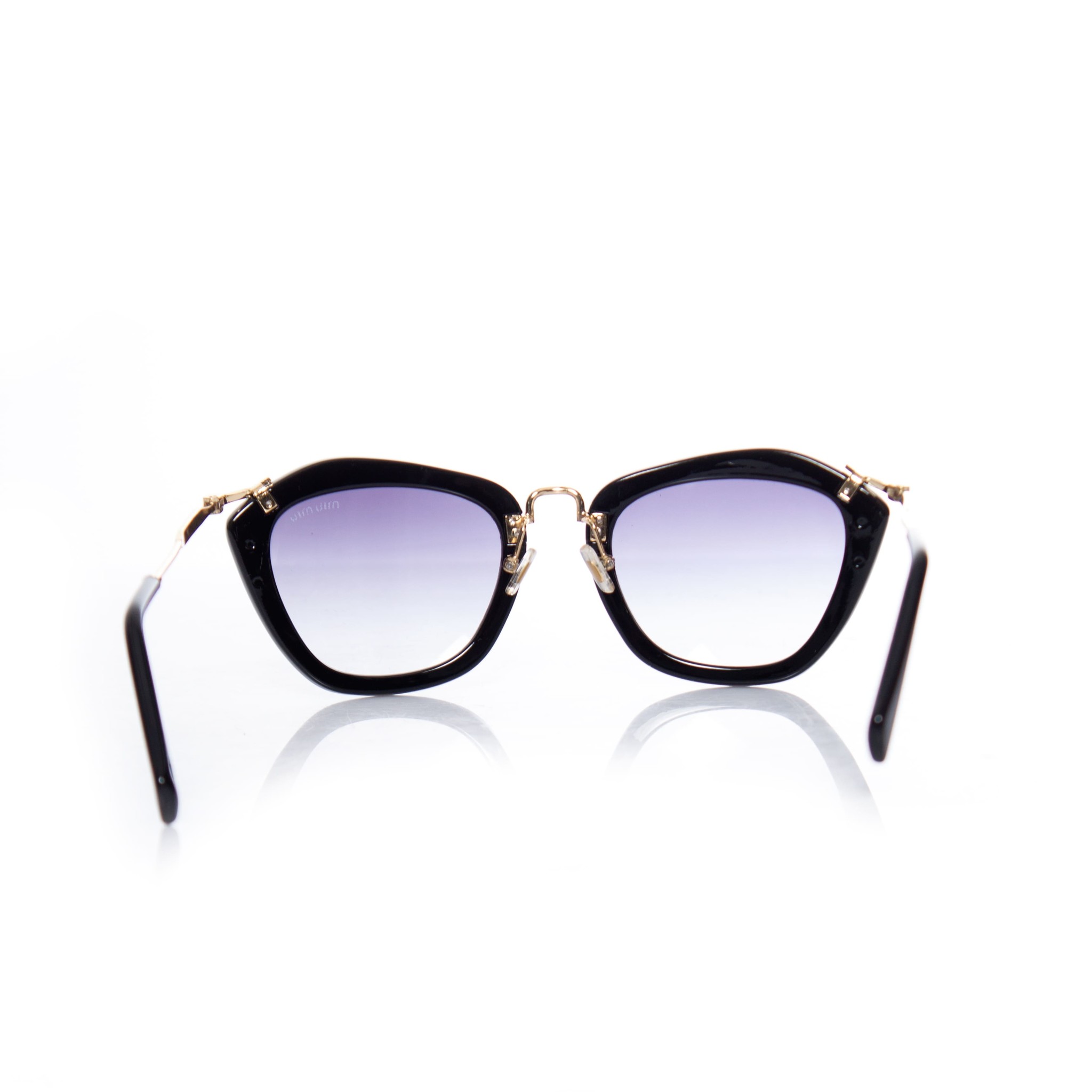Miu Miu, Noir sunglasses. - Unique Designer Pieces