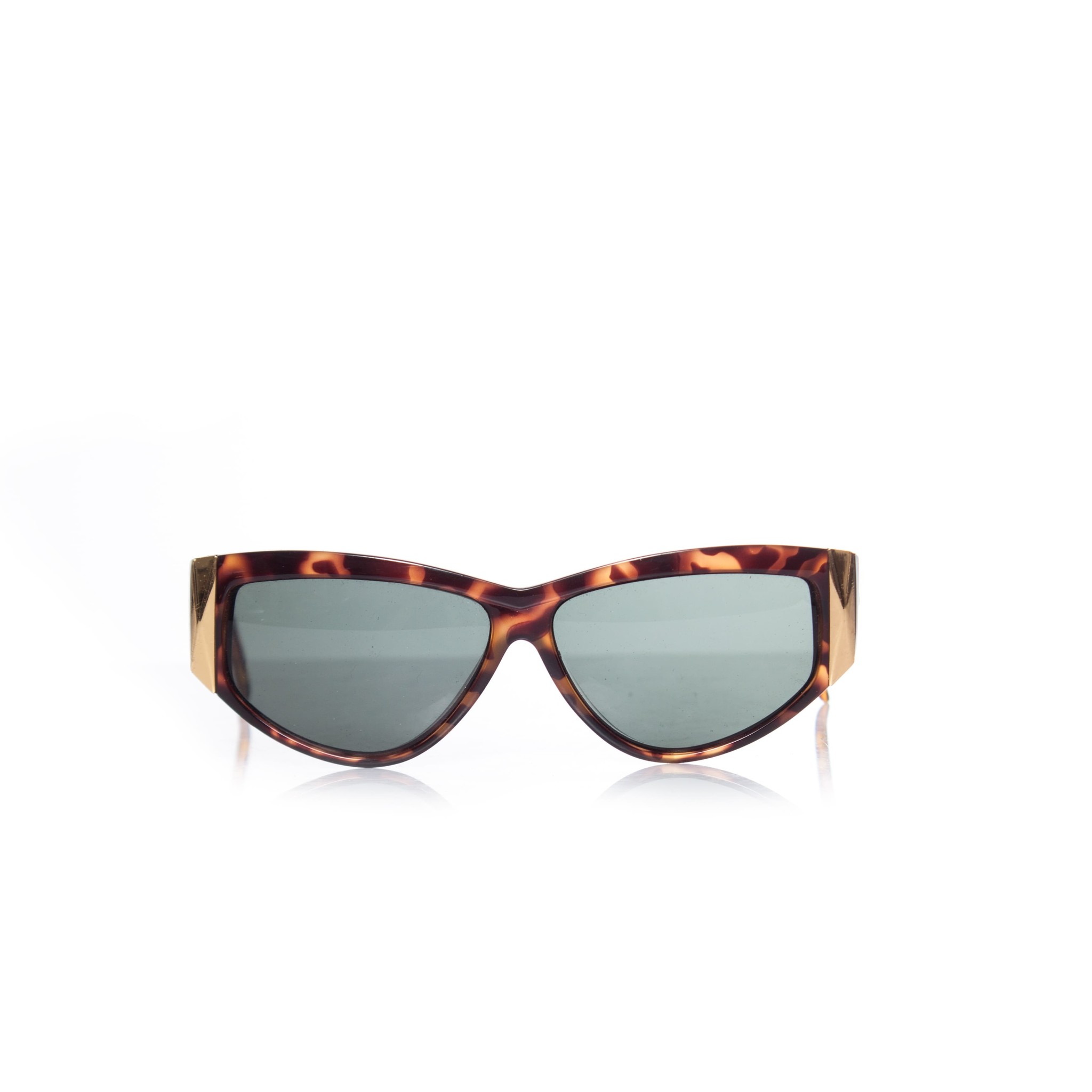 snorkel Promoten omringen Gianni Versace, zonnebril met schildpadprint. - Unique Designer Pieces