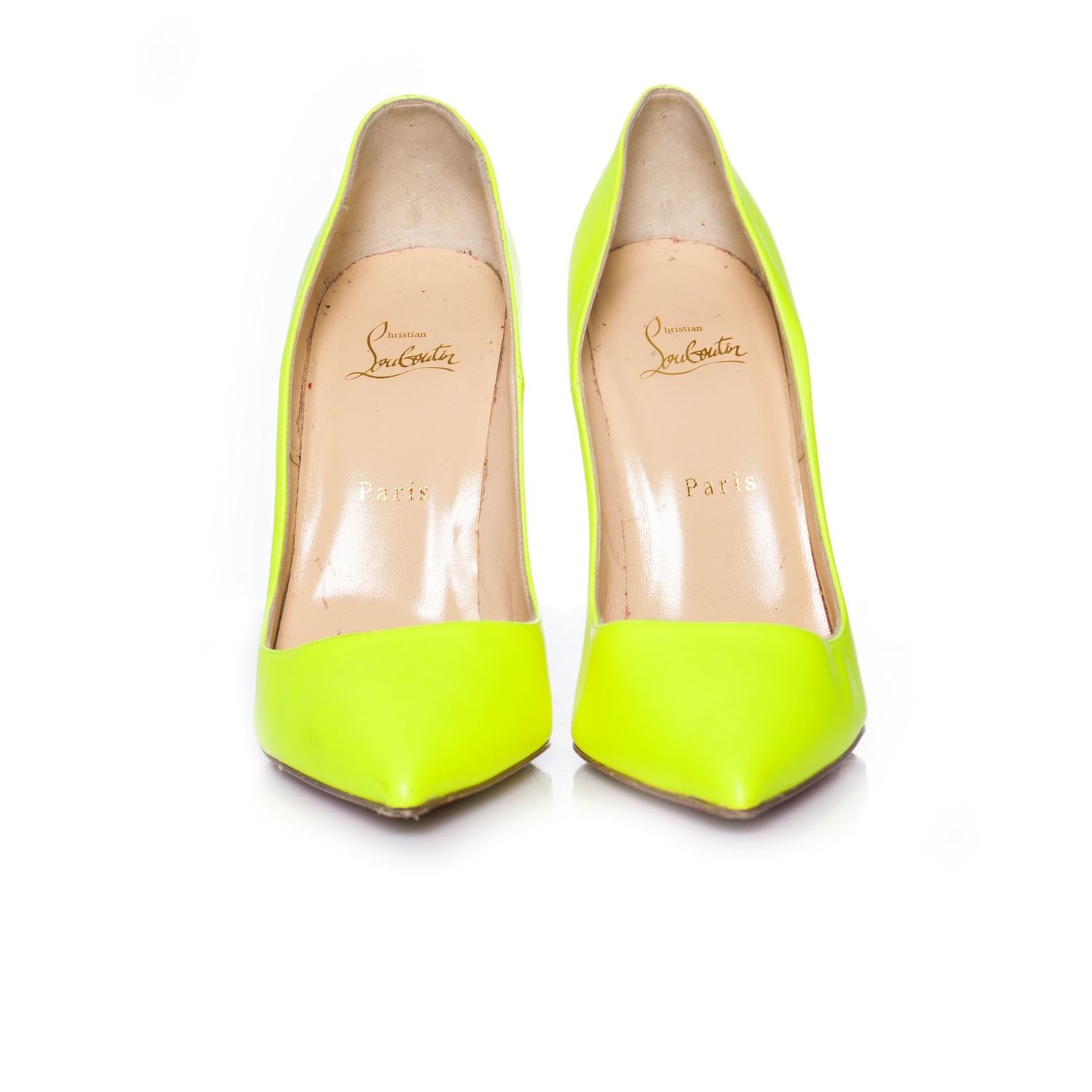 christian louboutin shoes yellow