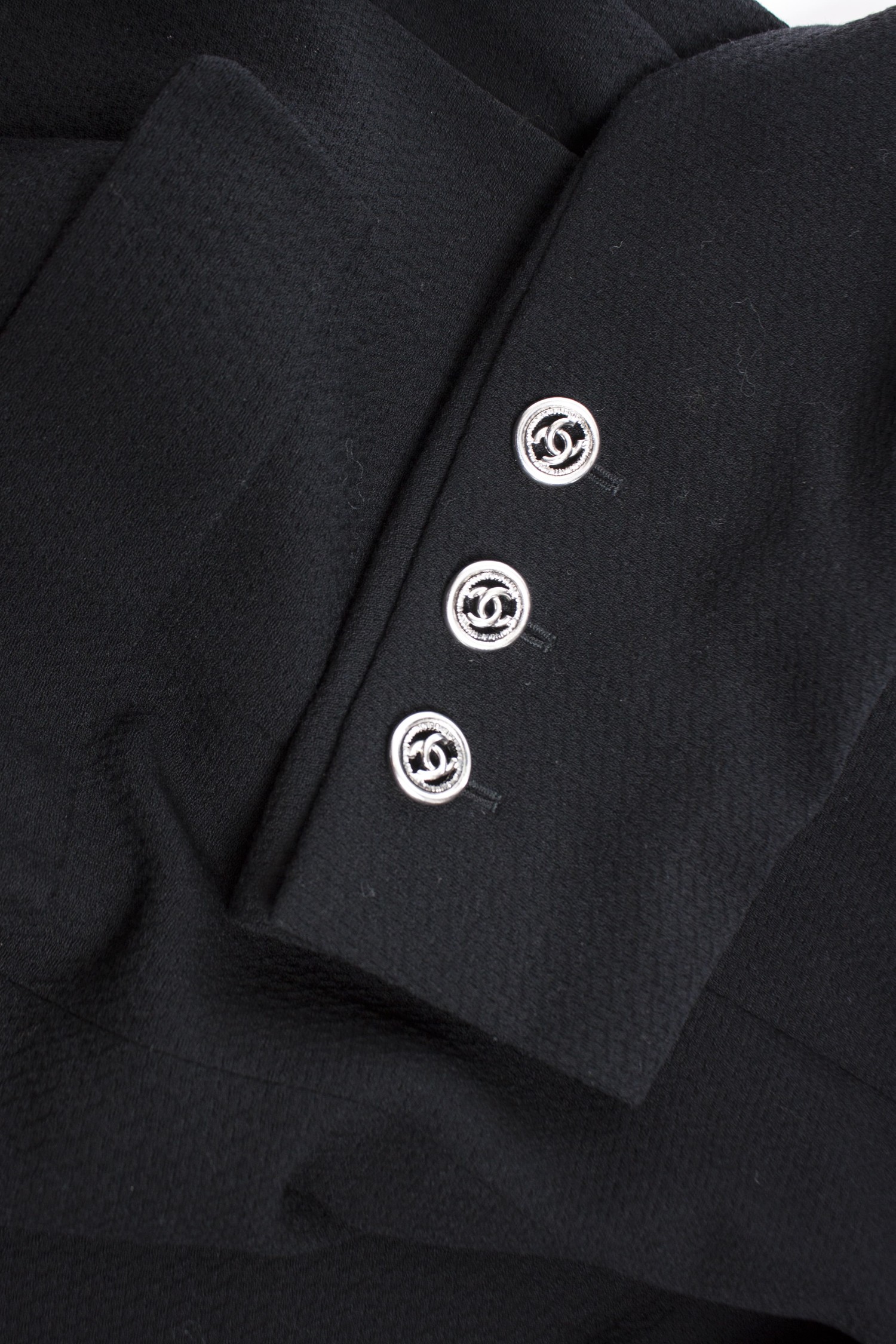 Chanel, Black wool jacket - Unique Designer Pieces
