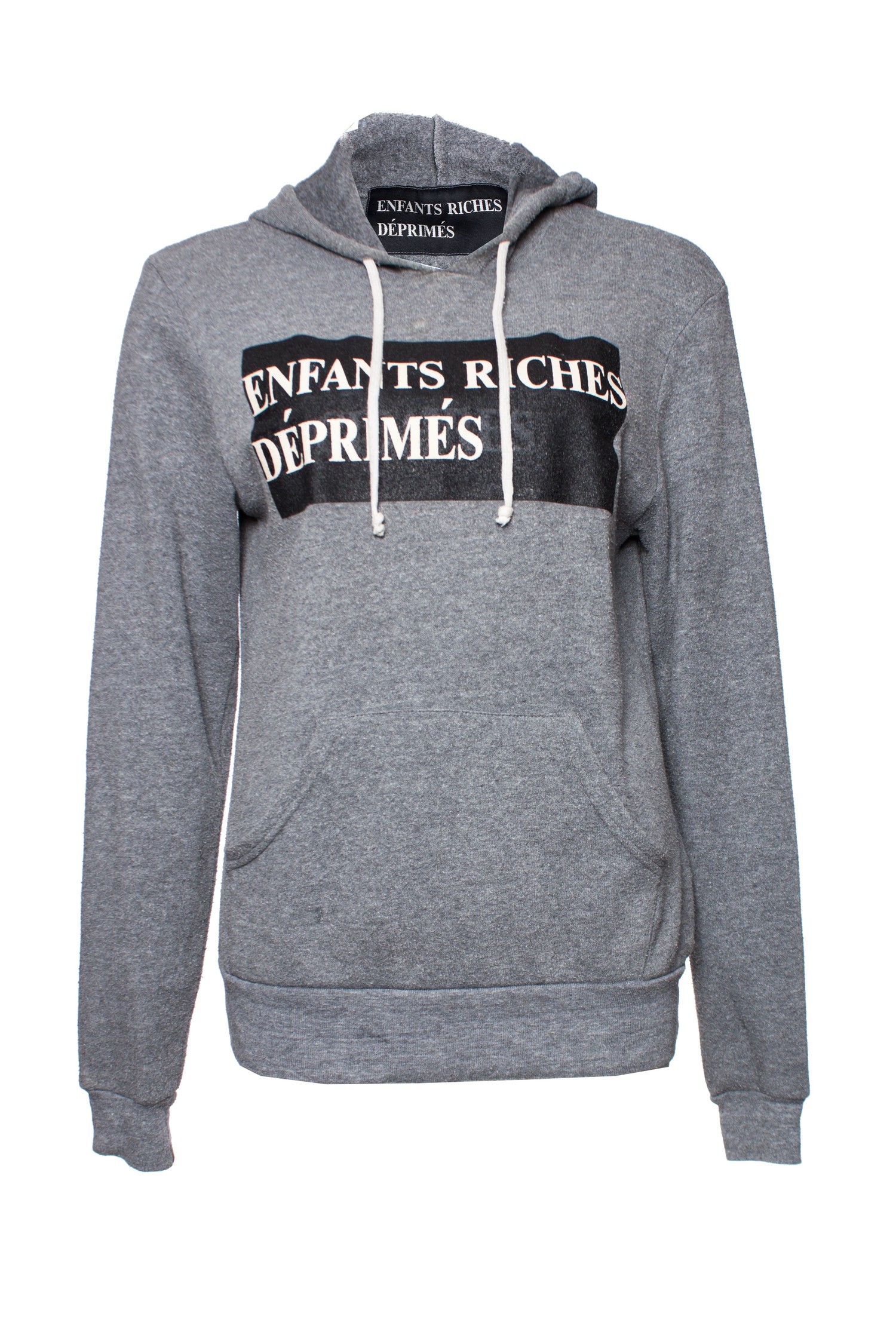 Enfants Riches Déprimés, Grey hooded sweater. - Unique Enfants Riches Déprimés, Grey hooded sweater. - Unique