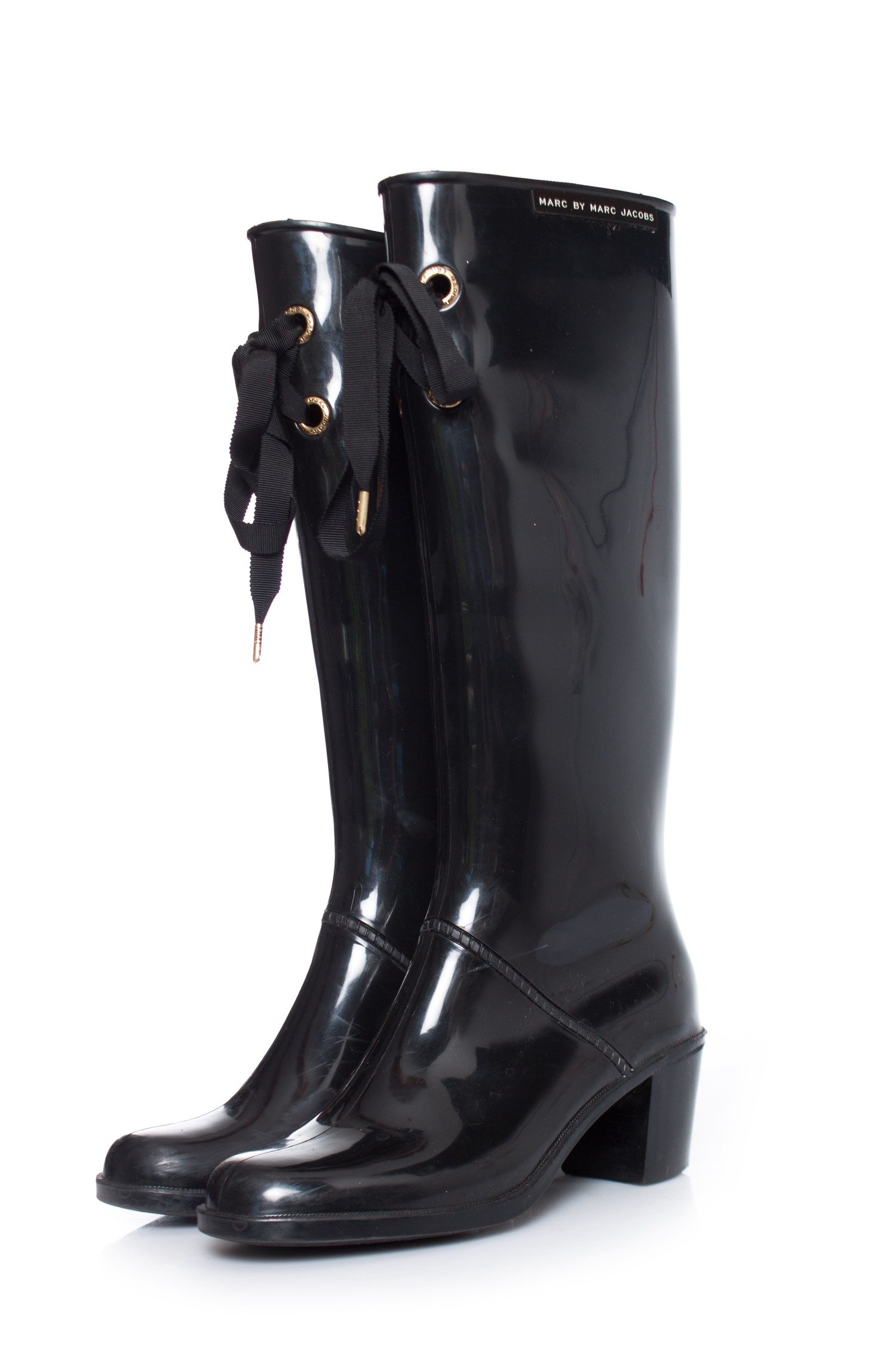 Marc Jacobs, Shoes, Marc By Marc Jacobs Black Rain Boots