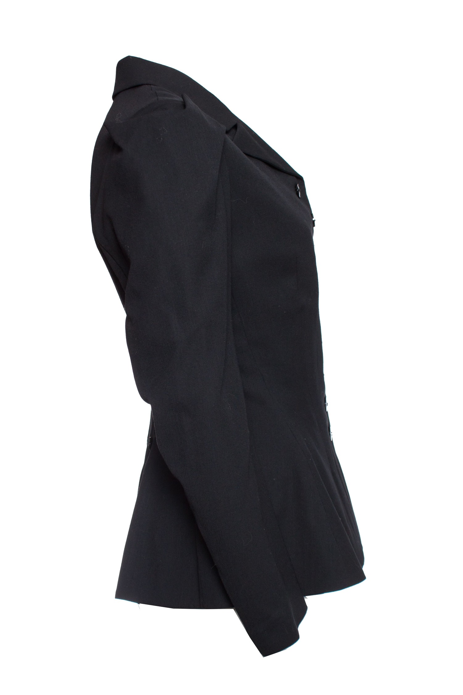 Yohji Yamamoto, Multi button blazer in black. - Unique