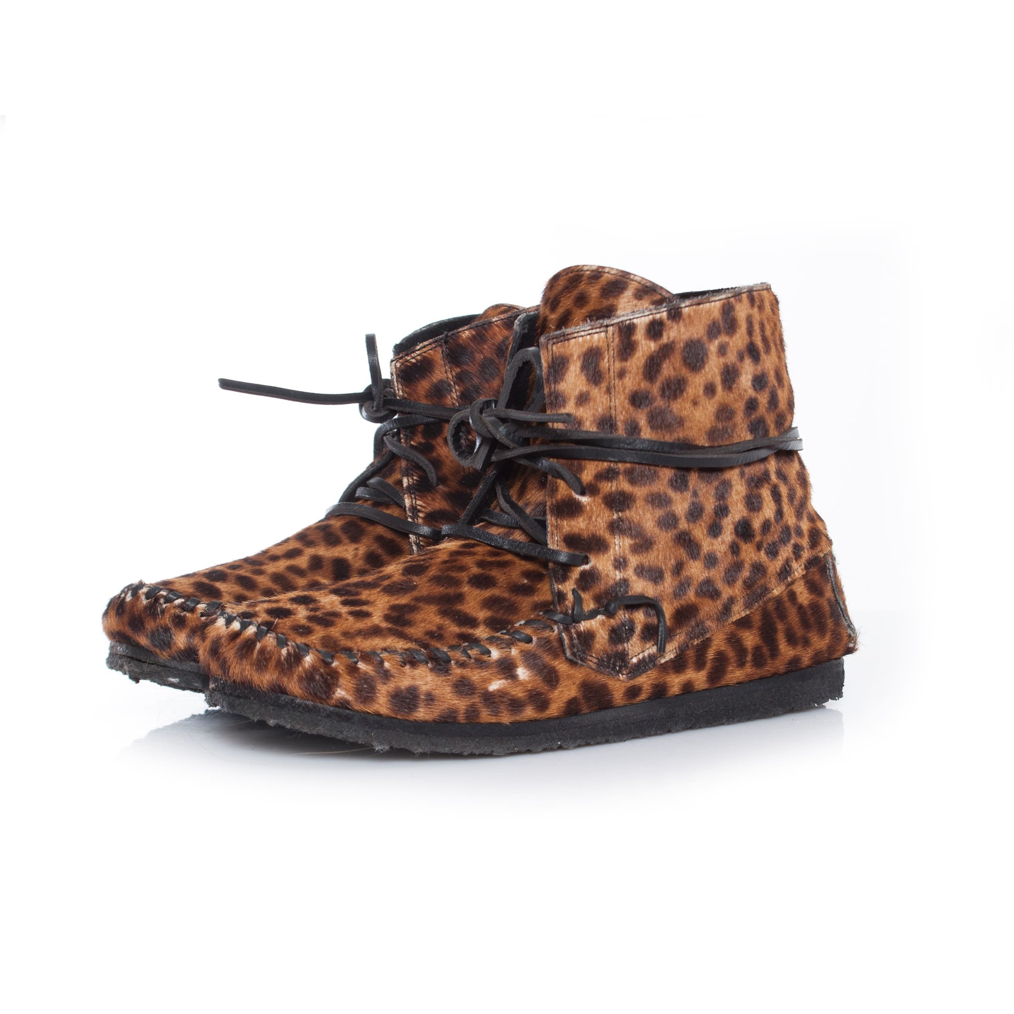 mærke Tilgængelig Kærlig Isabel Marant etoile, Flavie leopard print booties. - Unique Designer Pieces