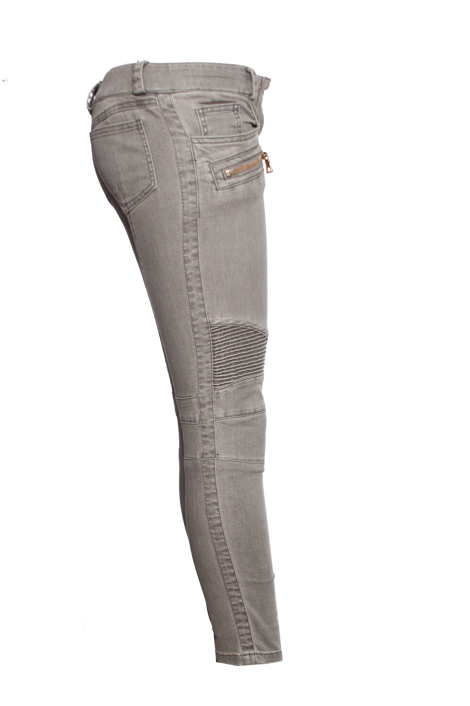 Balmain, jeans grey. - Unique Designer Pieces