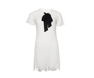 Sandro black and discount white lace dress