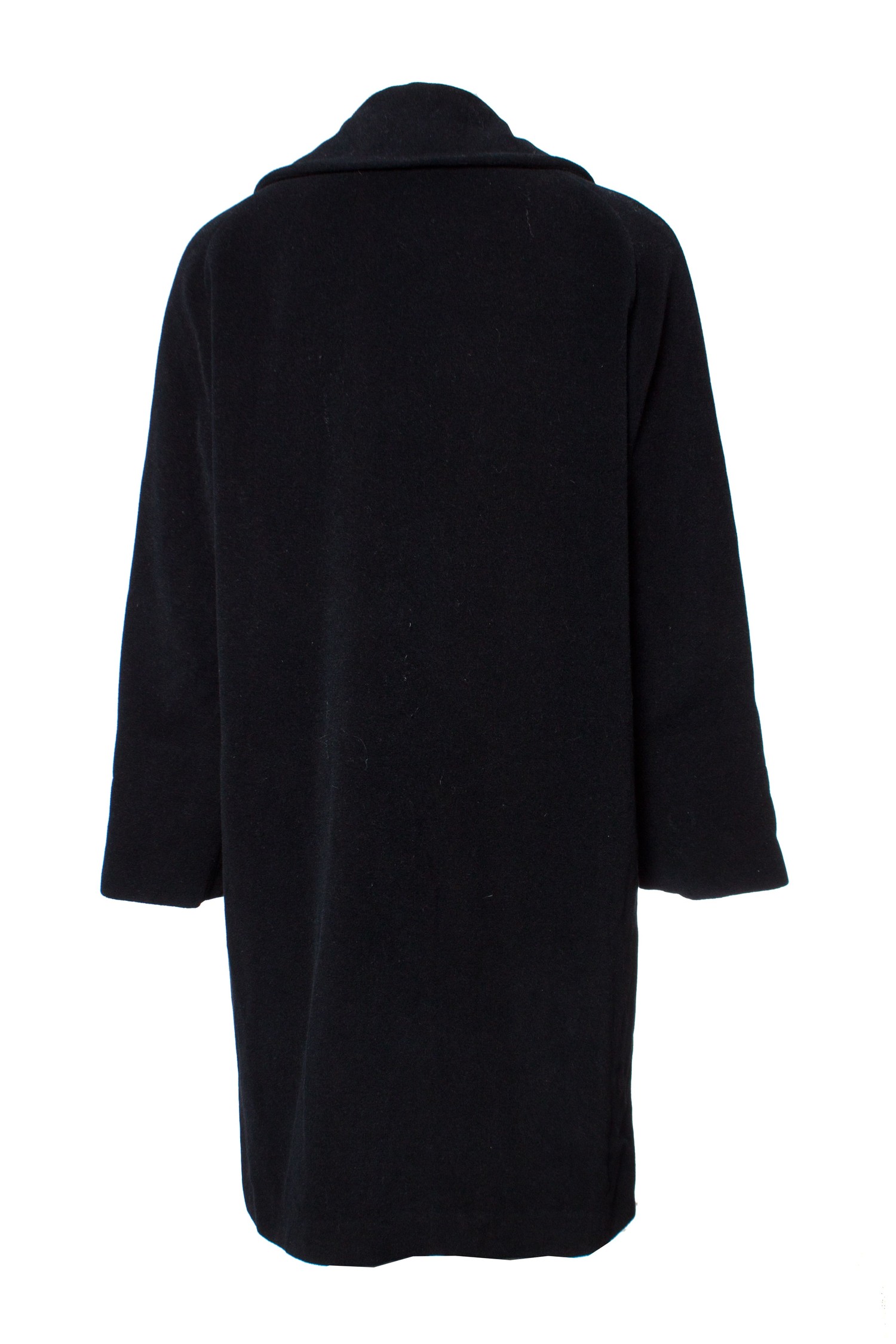 Jil Sander, Black oversized coat. - Unique Designer