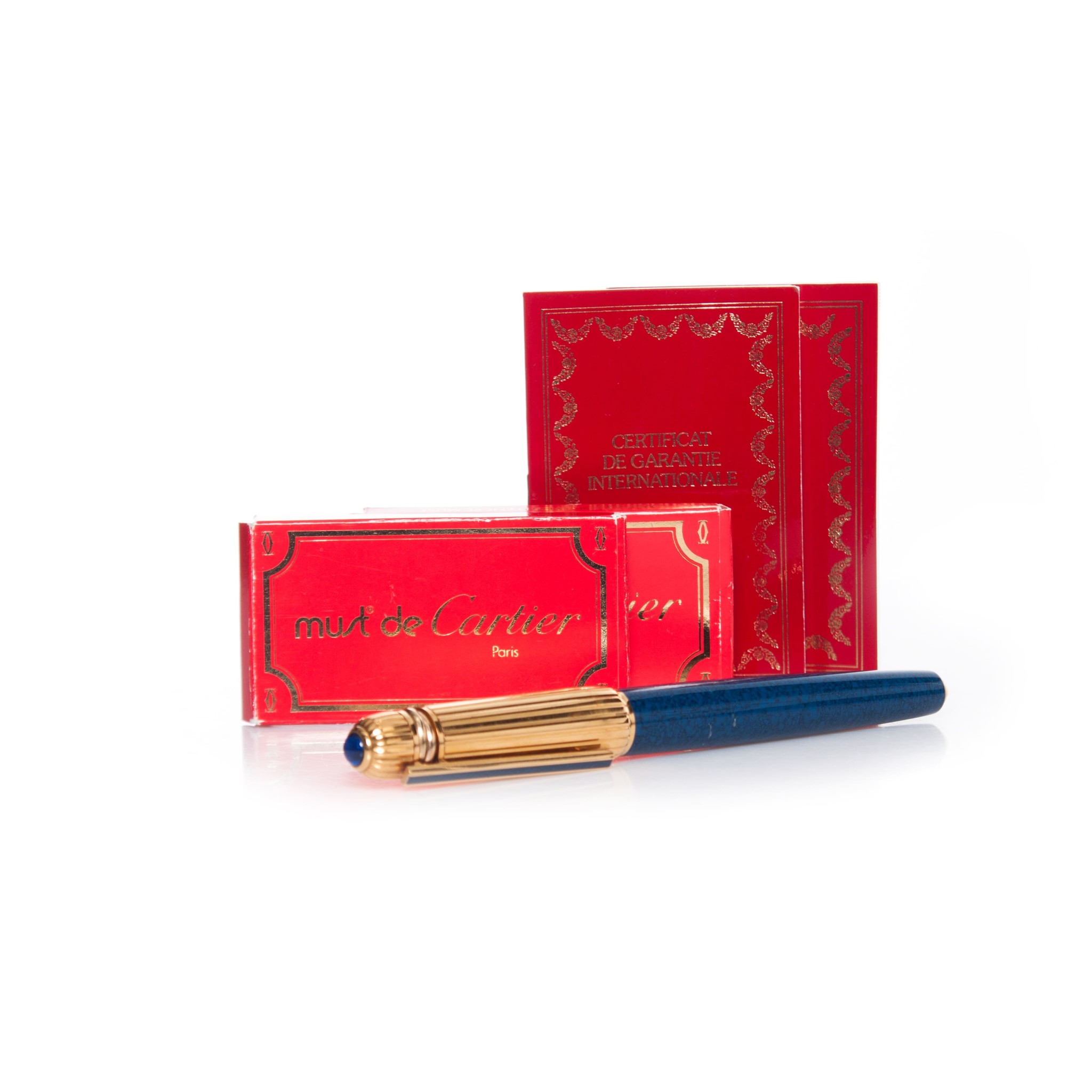Cartier, Pasha fountain pen with 