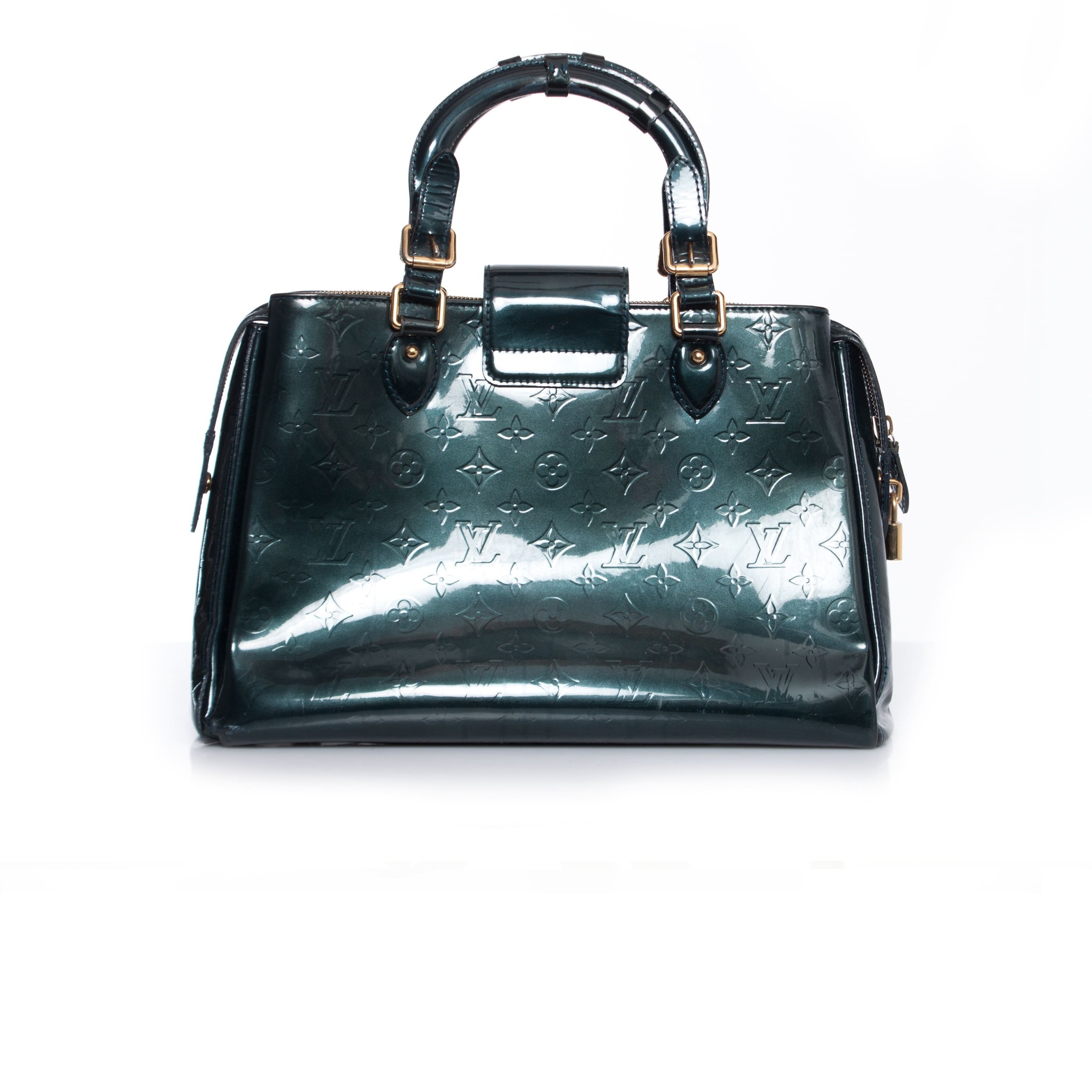 Louis Vuitton, Melrose Avenue lak tas in groen. - Unique Designer Pieces