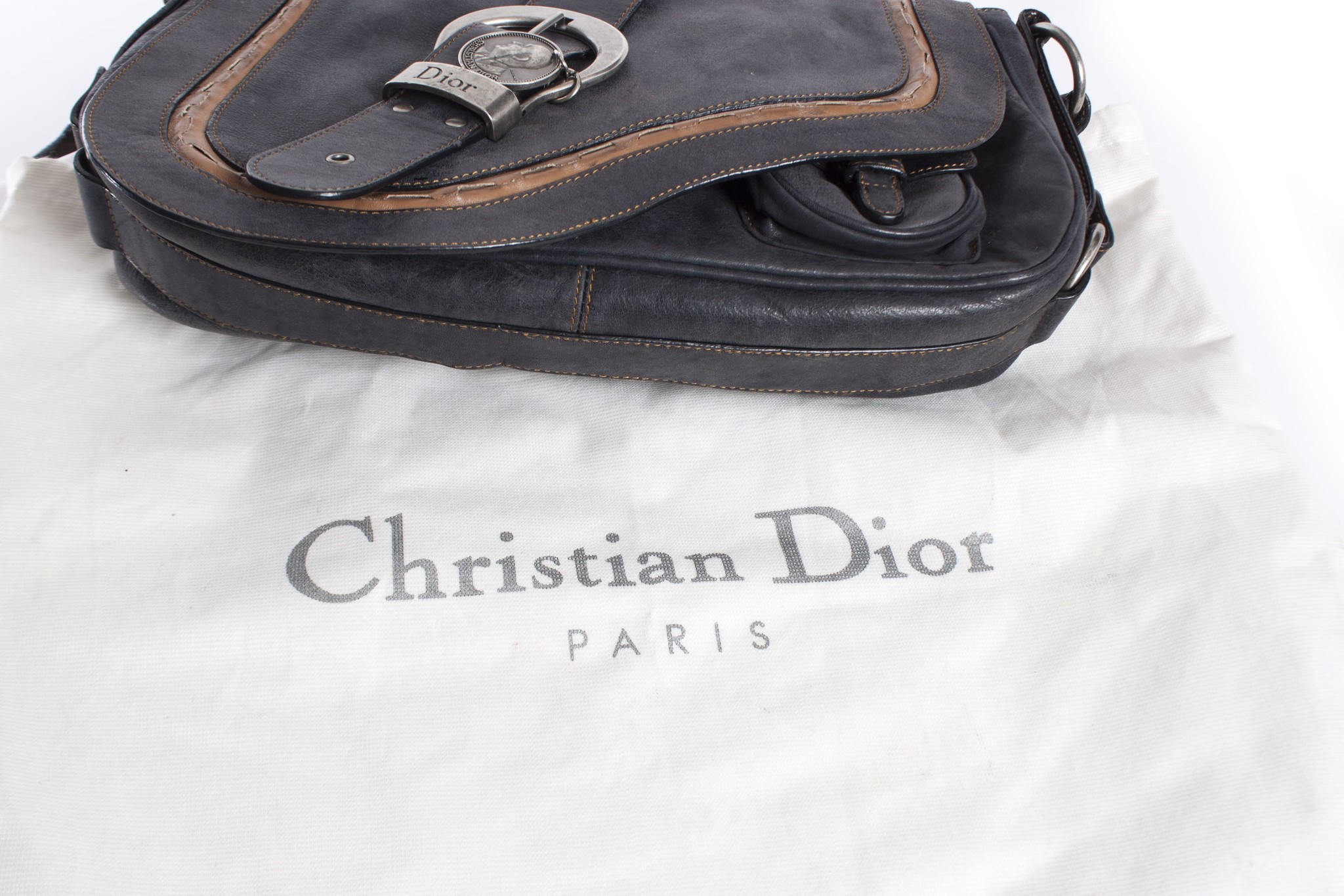 Gaucho leather handbag Dior Beige in Leather  31161181
