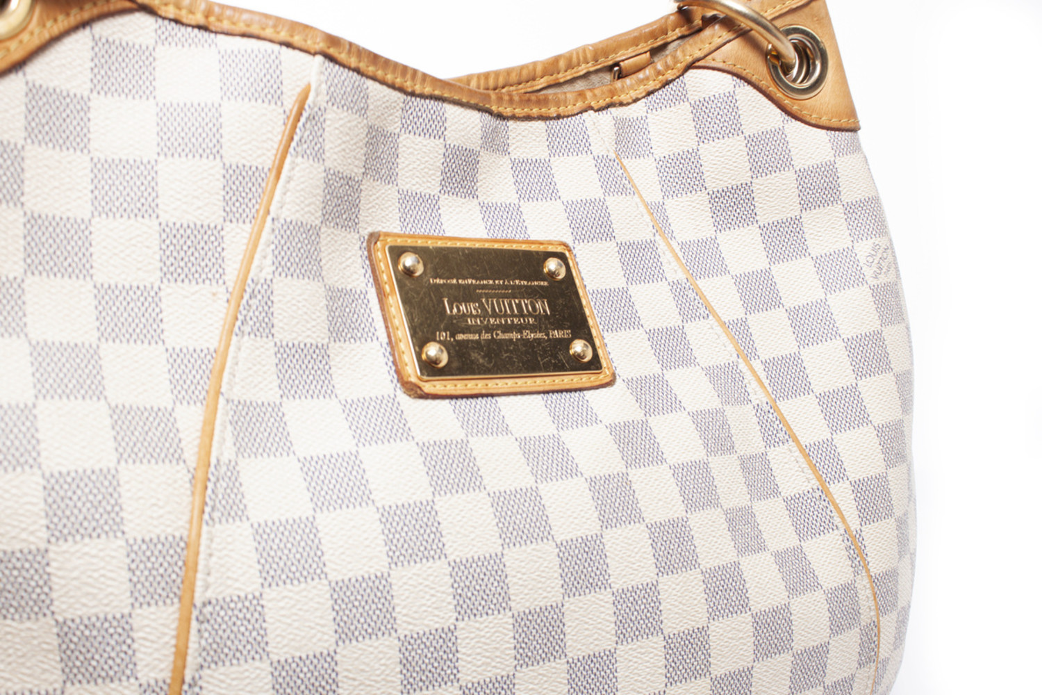 Louis Vuitton Galliera groot model handtas in azur damier canvas