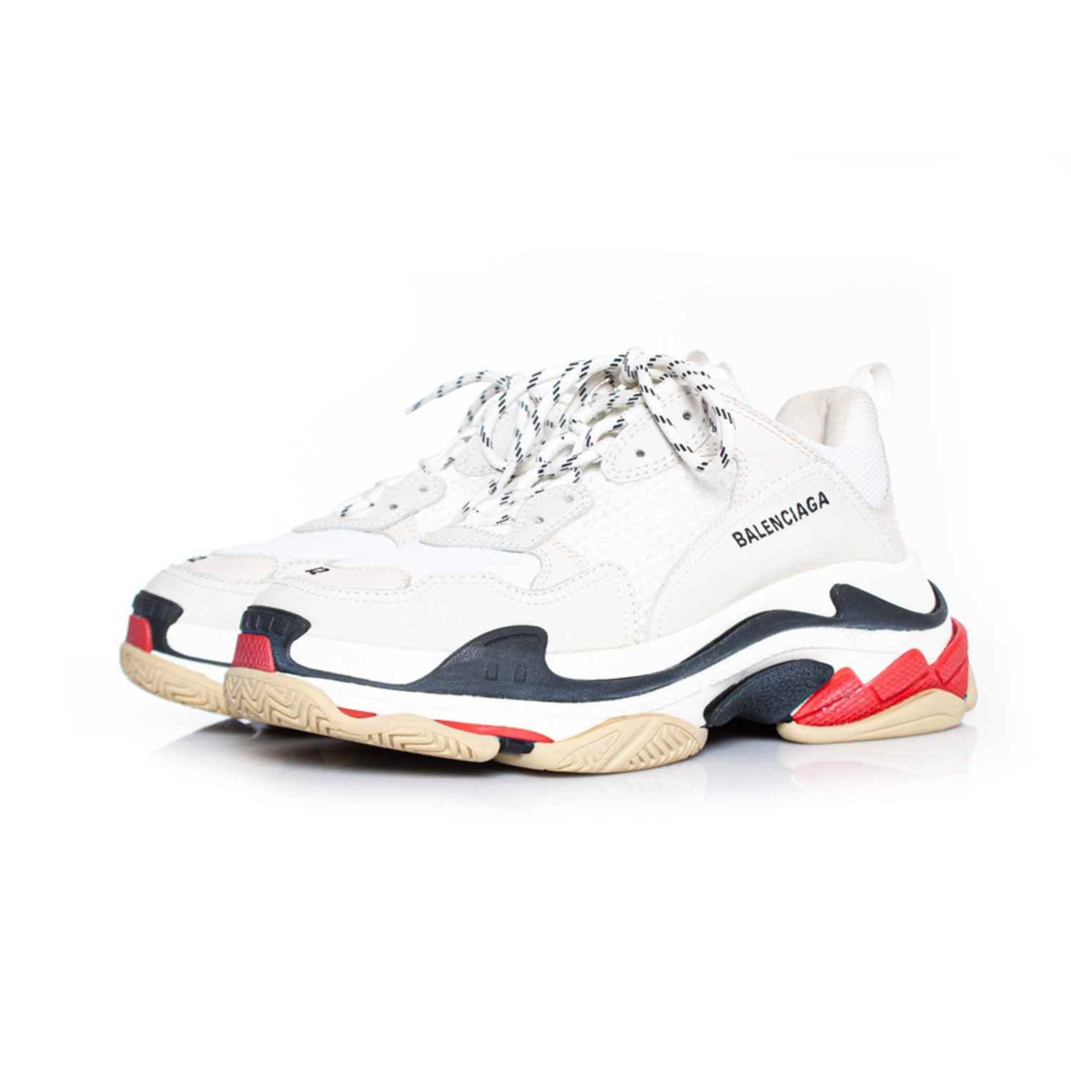 Balenciaga // Black Red Triple S Sneaker – VSP, 53% OFF