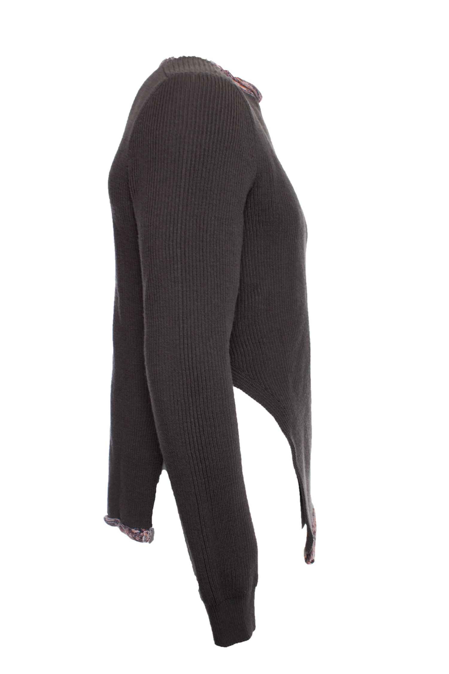 Maison Margiela, Knit jumper with deep side slits. - Unique Maison Margiela, Knit jumper with deep side slits. - Unique