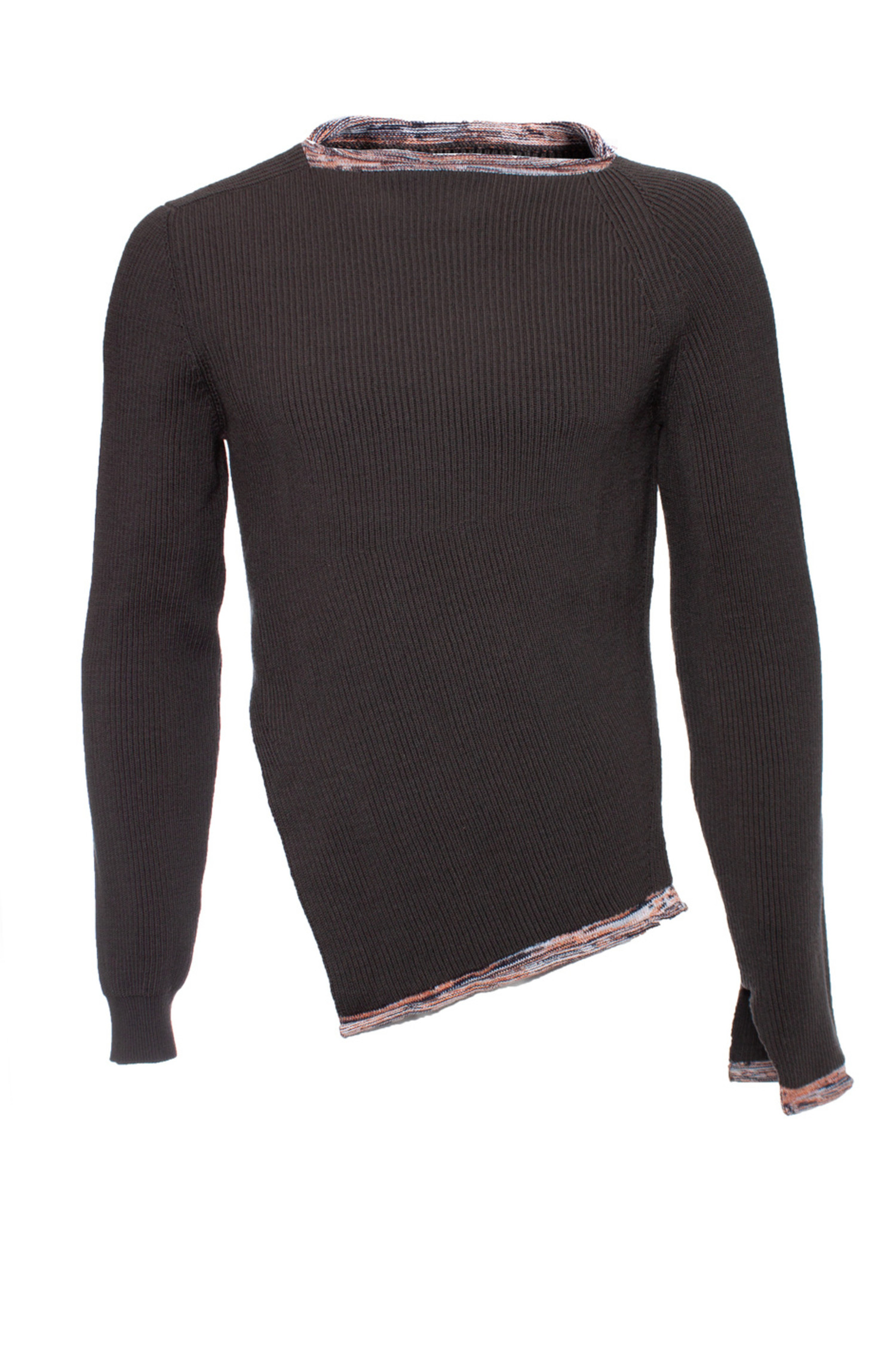 Maison Margiela, Knit jumper with deep side slits. - Unique Maison Margiela, Knit jumper with deep side slits. - Unique