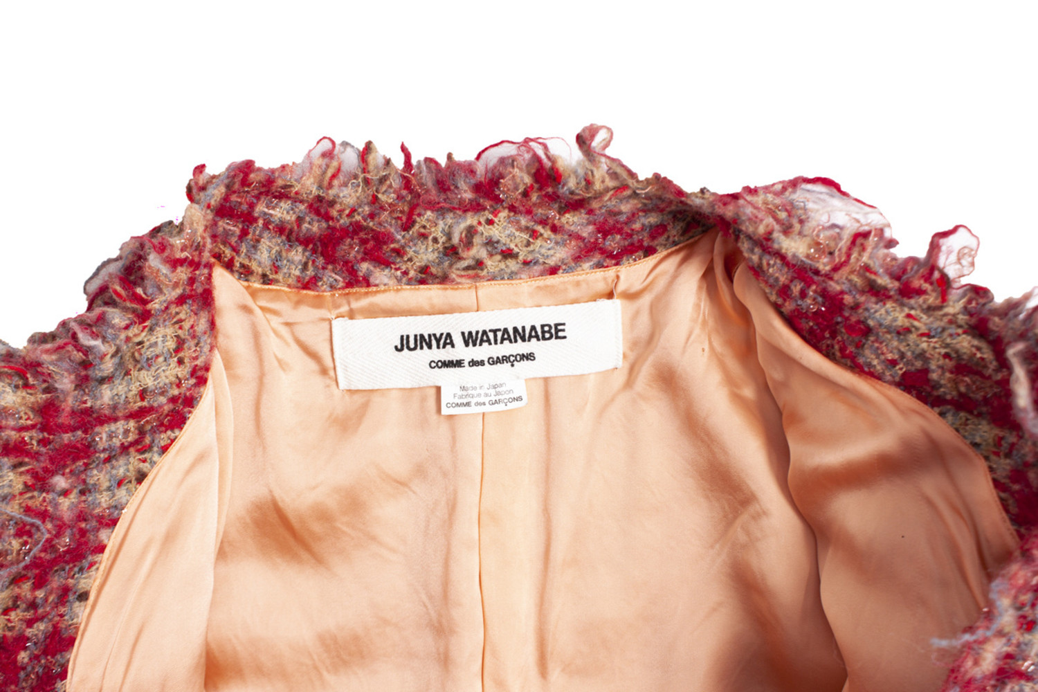 Junya Watanabe, Pink boucle jacket - Unique Designer Pieces Junya Watanabe, Pink boucle jacket - Unique Designer Pieces