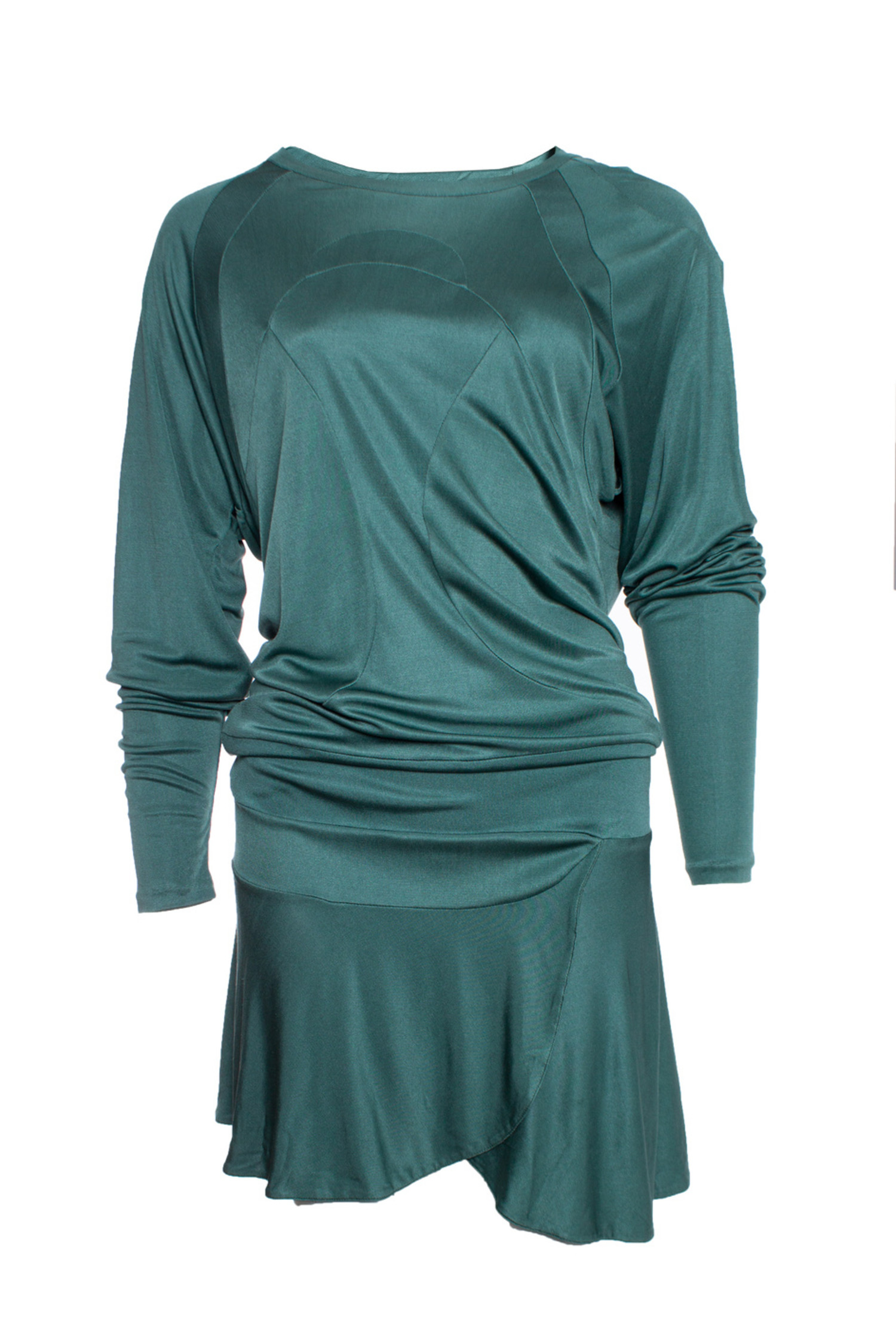 Gom Super goed Aanvrager Isabel Marant, Groen zijde jurk. - Unique Designer Pieces