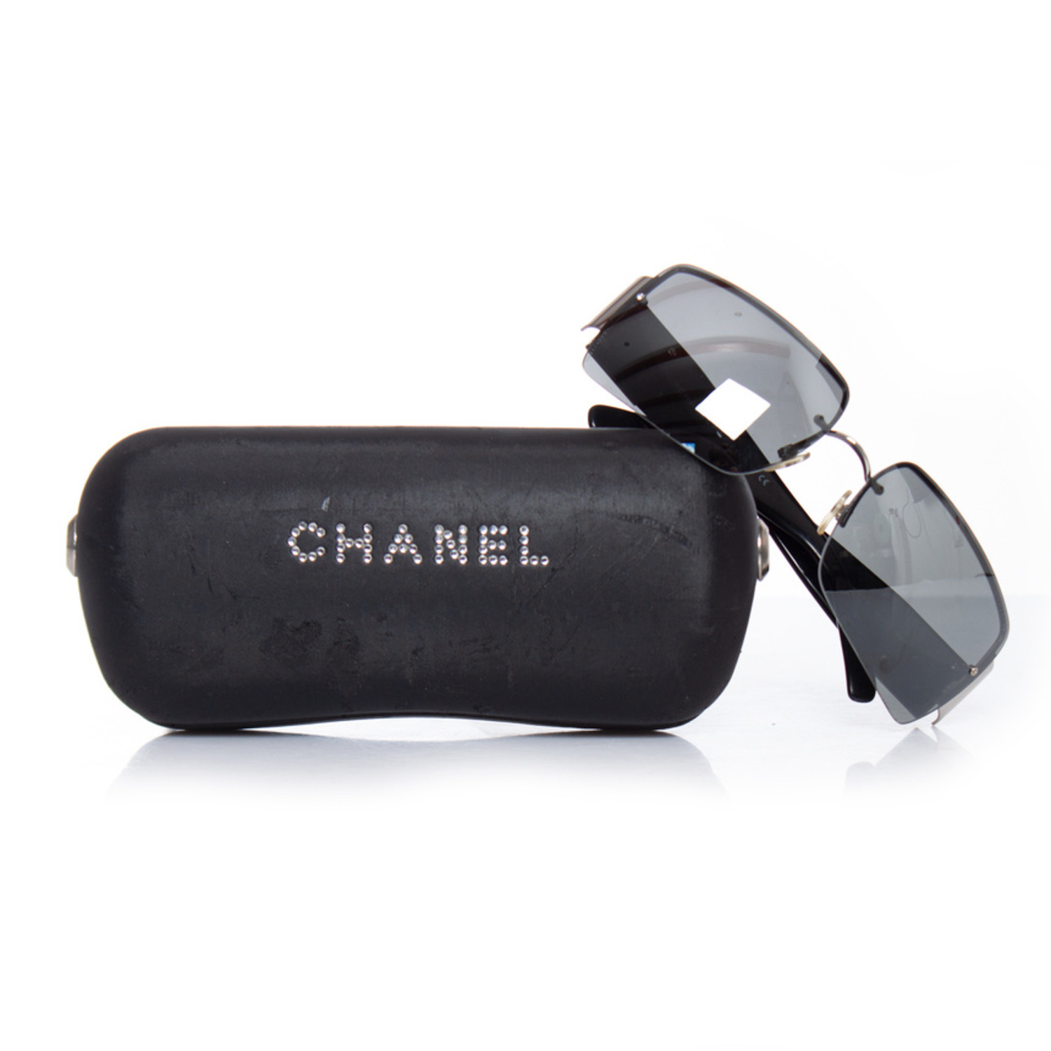 【お洒落♪】CHANEL Crystal Logo Temple サングラス Chanel, Crystal CC Logo sunglasses - Unique Designer Pieces