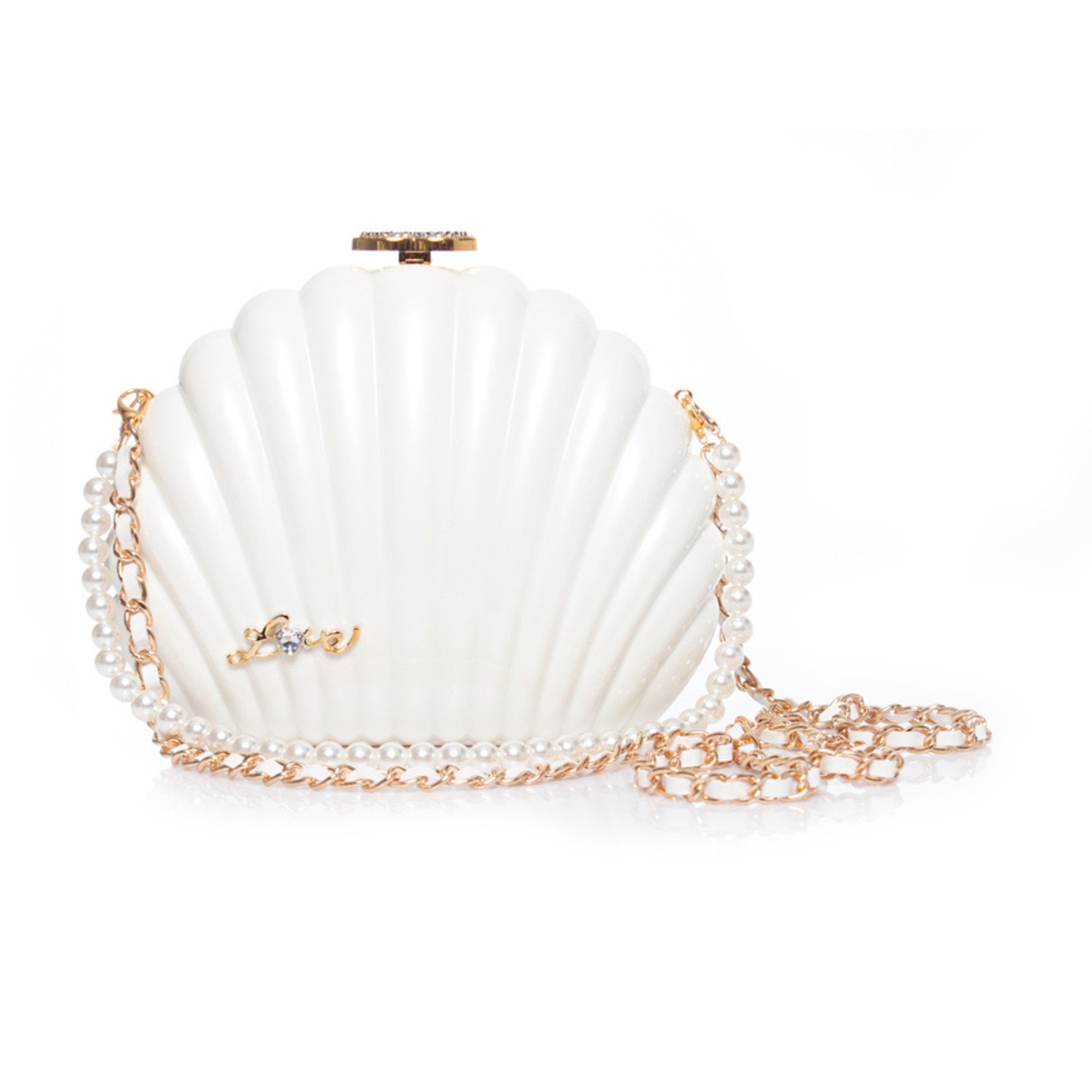 Chanel CC White PVC Sea Shell VIP Gift Bag at 1stDibs