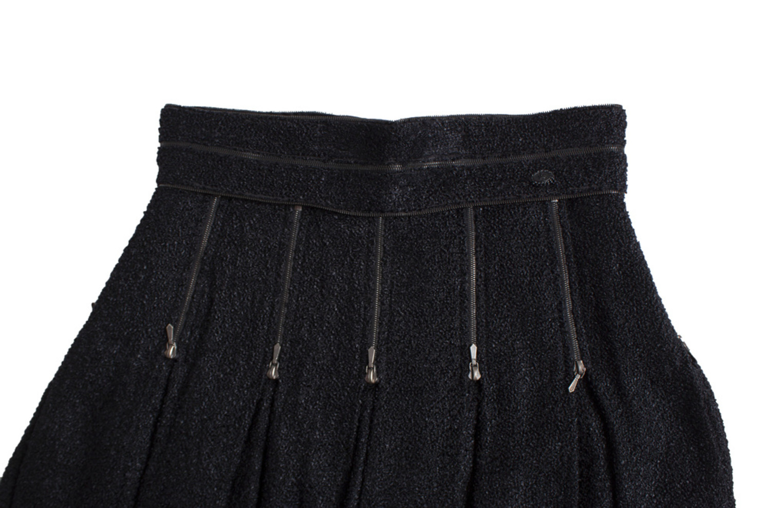 Chanel, Boucle rok met ritsen. - Unique Designer Pieces