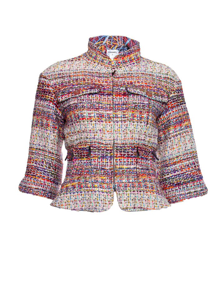 Chanel, Boucle rok met ritsen. - Unique Designer Pieces