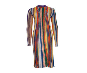 Missoni, striped lurex cardigan. - Unique Designer Pieces Missoni, striped lurex cardigan. - Unique Designer Pieces
