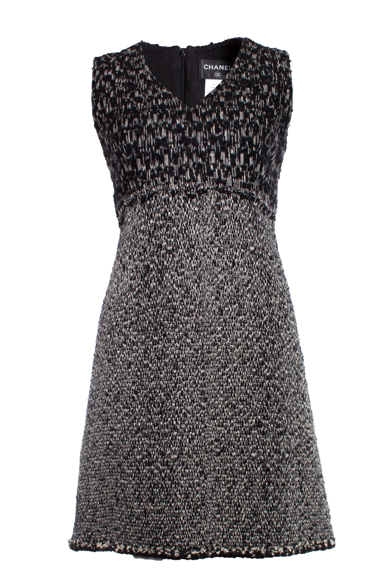 Chanel  Black  White Pinstripe Polo Dress  VSP Consignment