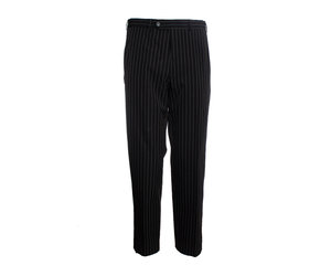 Prada, black pinstripe trousers. - Unique Designer Pieces
